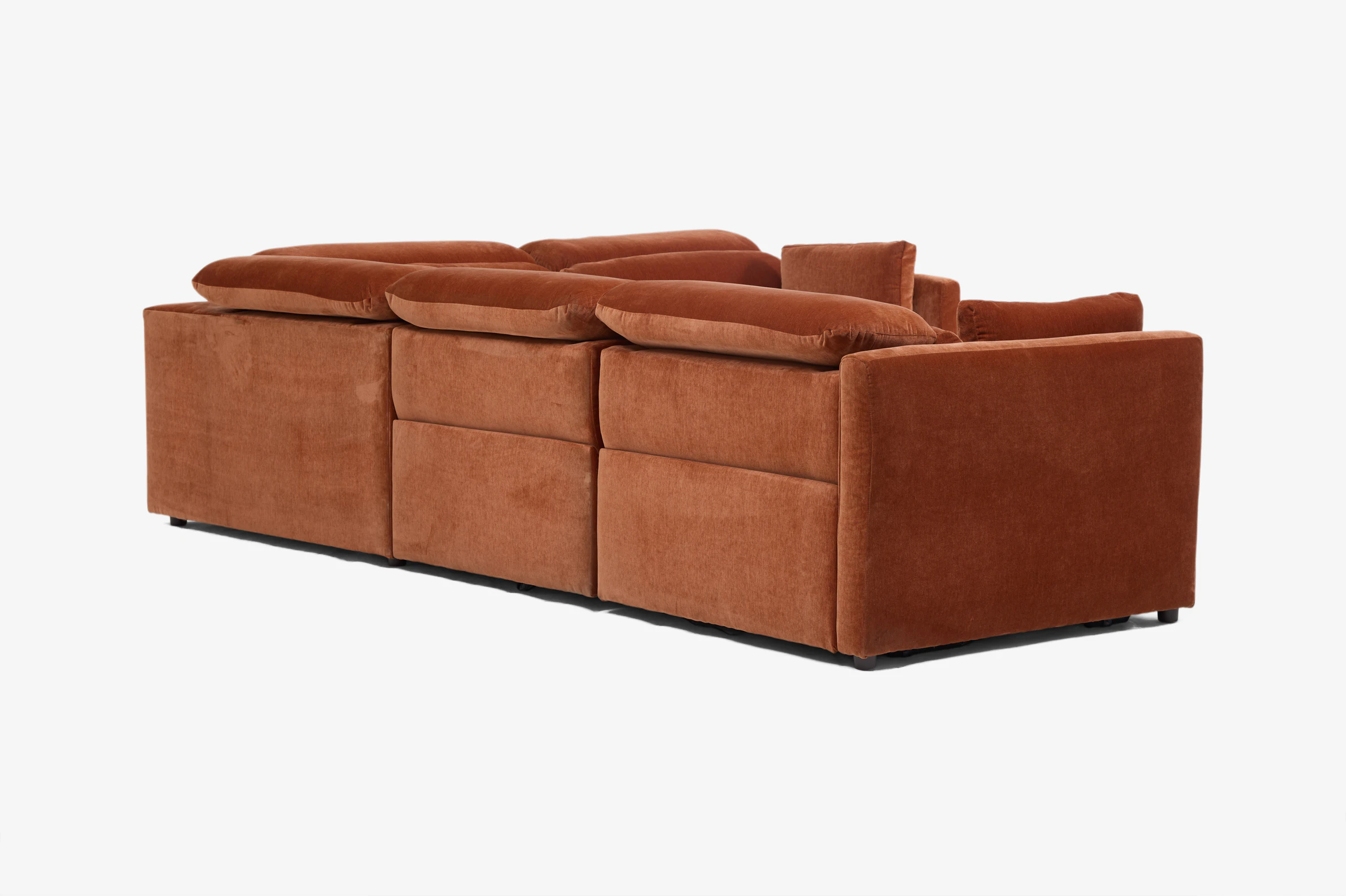 Fitz Modular Reclining Sectional Harper Cinnamon