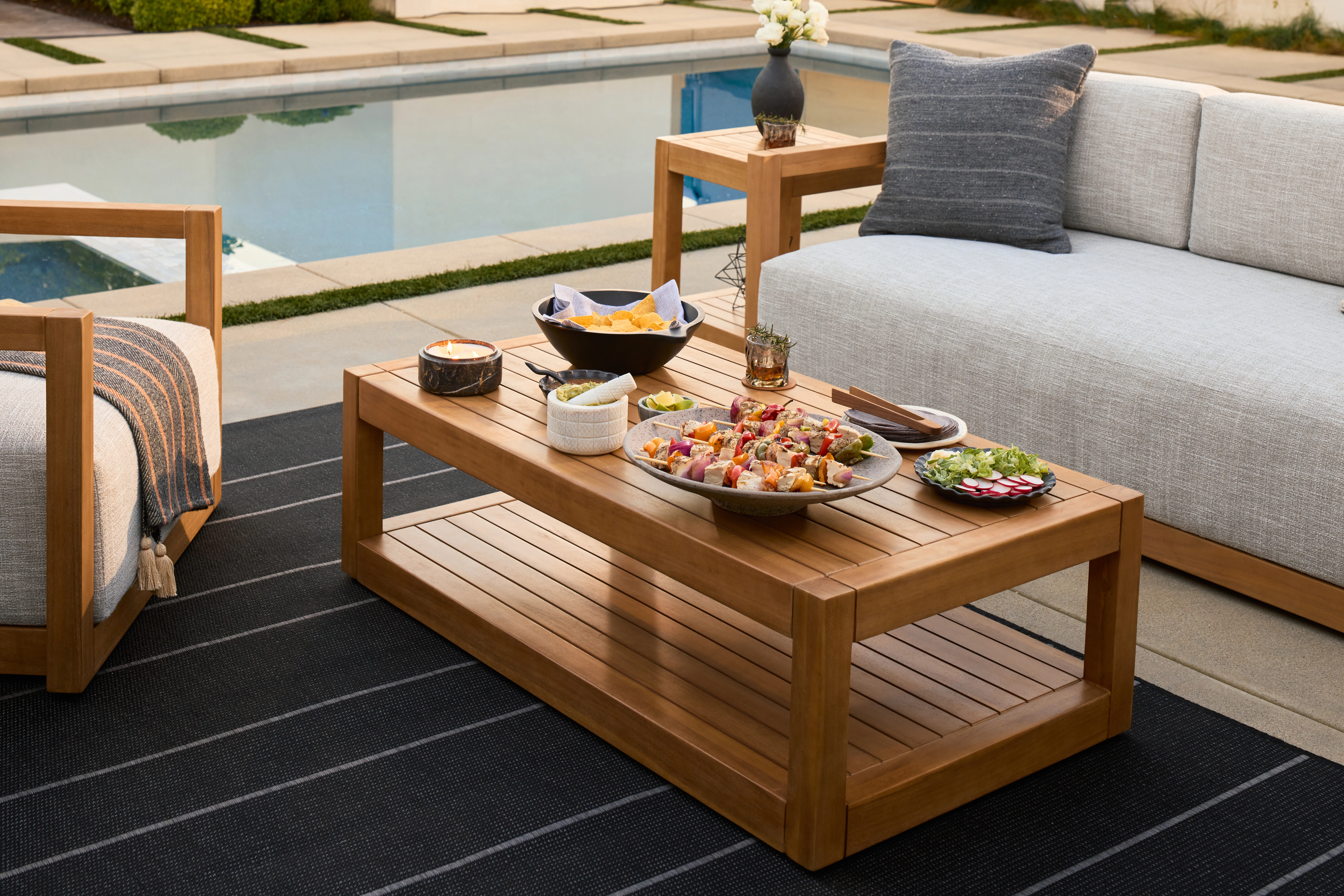 Coralie Outdoor Coffee Table