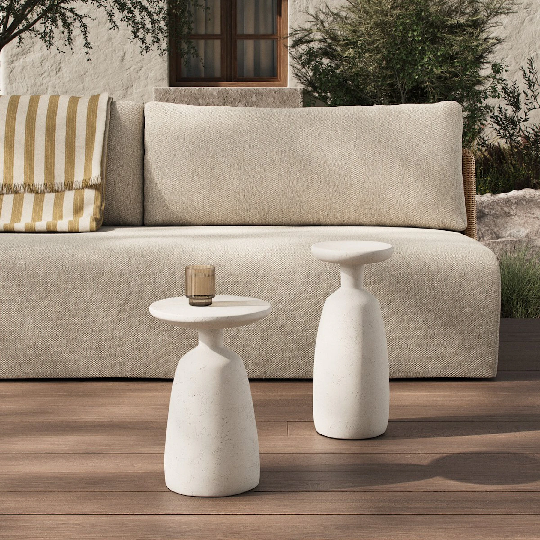 Rhiannon Outdoor Nesting End Table