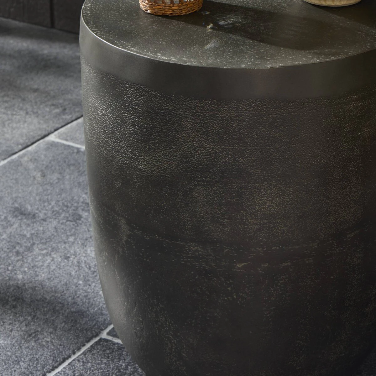 Byron Outdoor End Table Grey