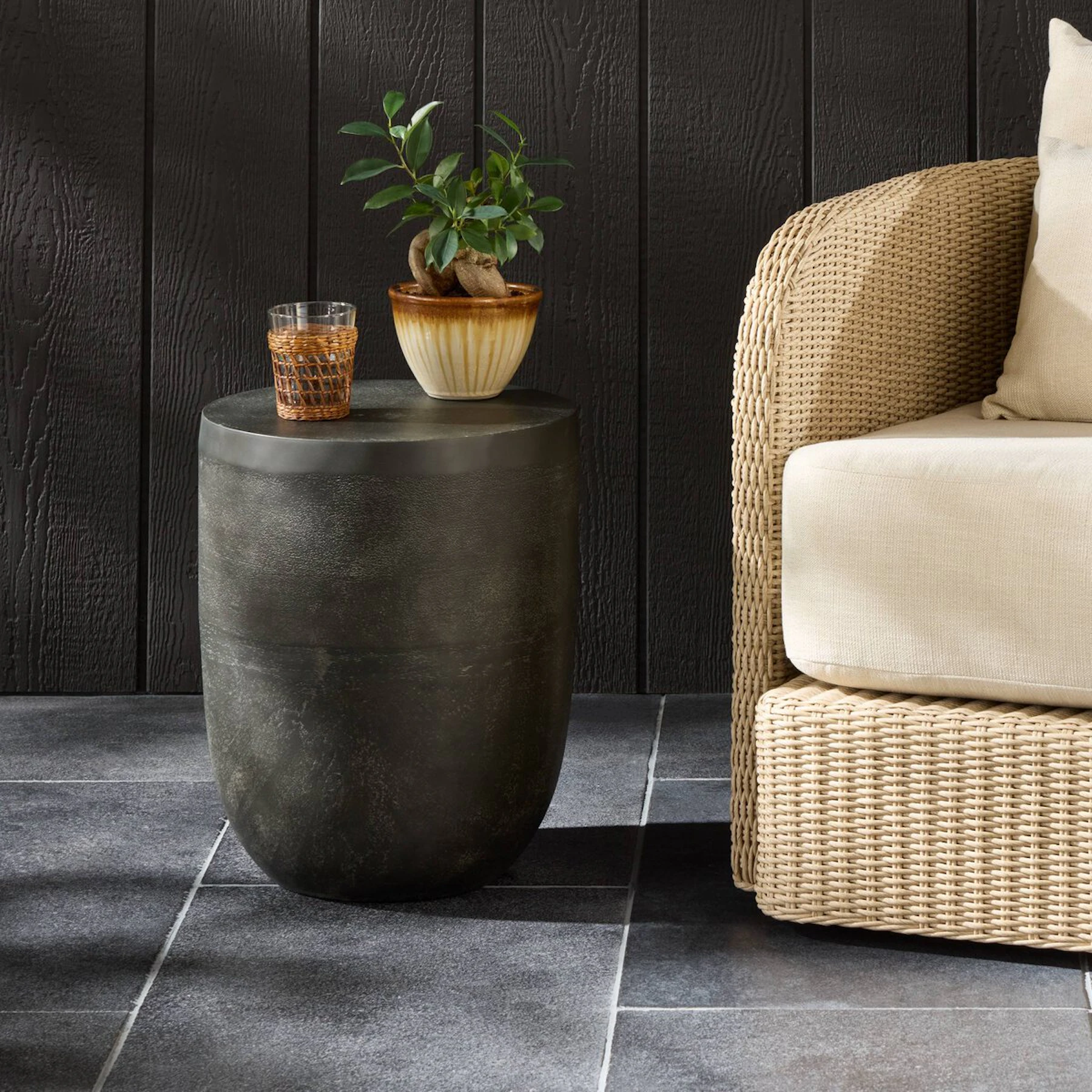 Byron Outdoor End Table