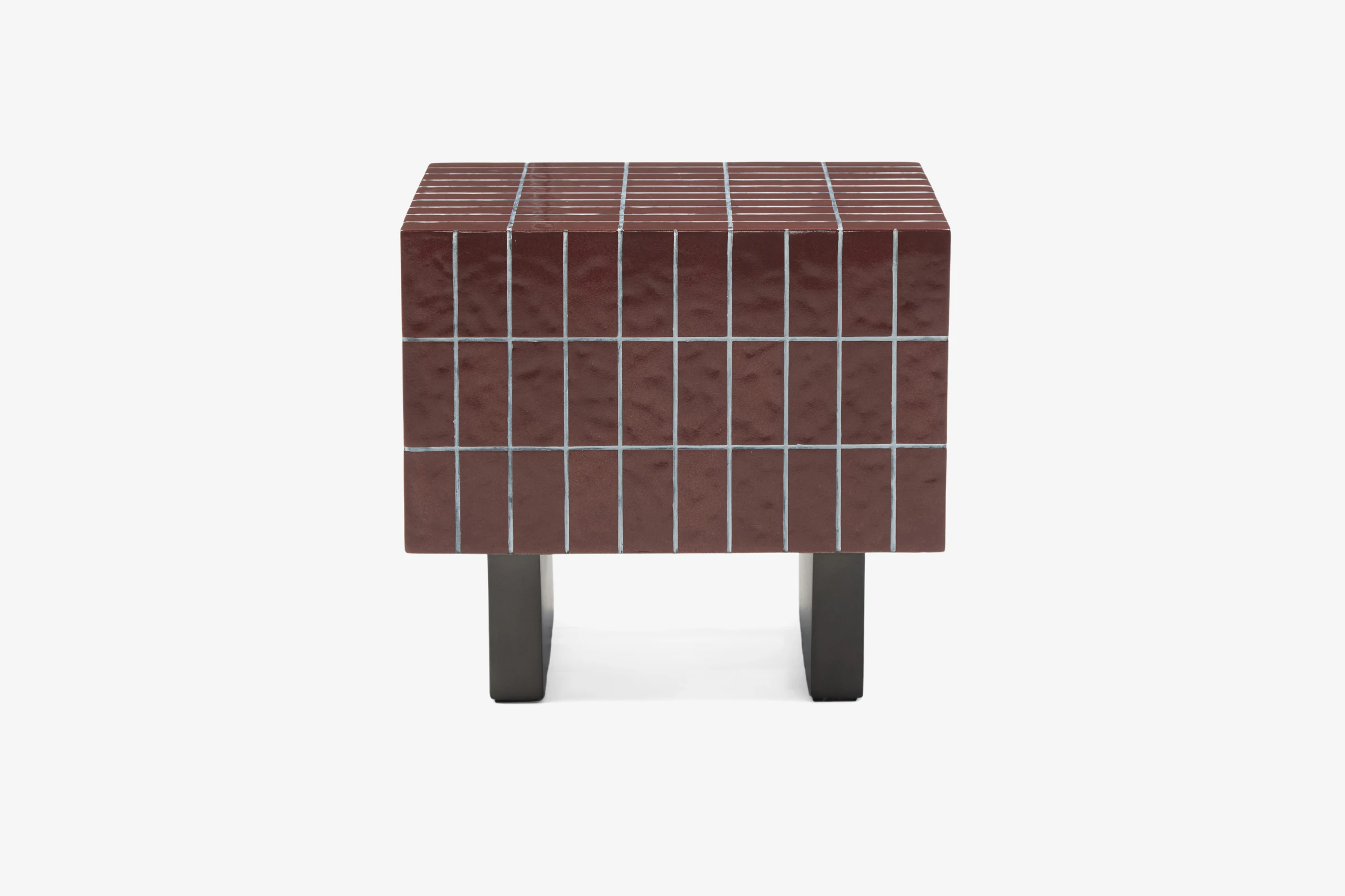 Ferris Outdoor End Table Brown