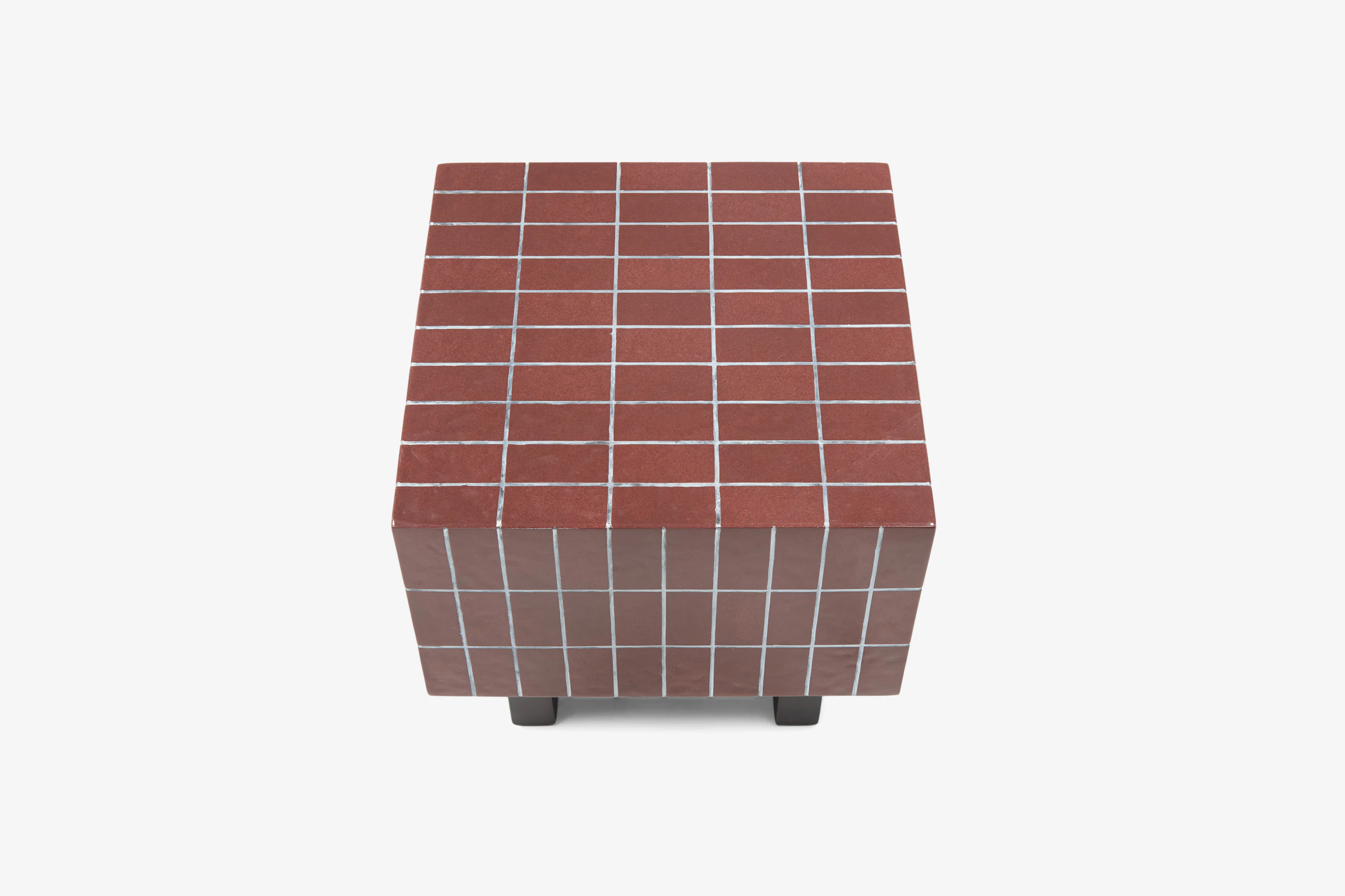 Ferris Outdoor End Table Brown