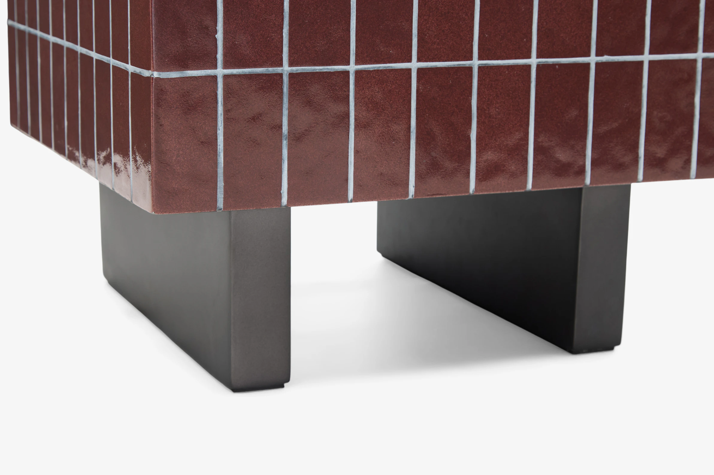 Ferris Outdoor End Table Brown