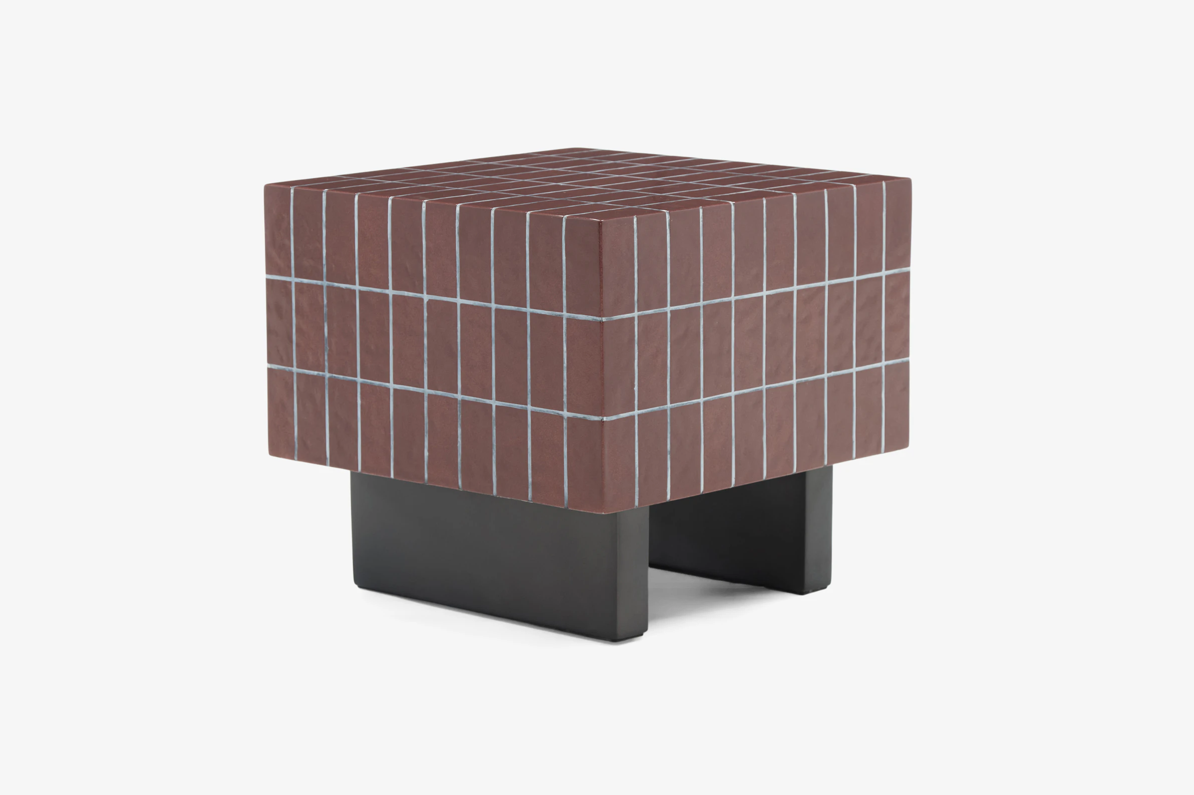 Ferris Outdoor End Table Brown