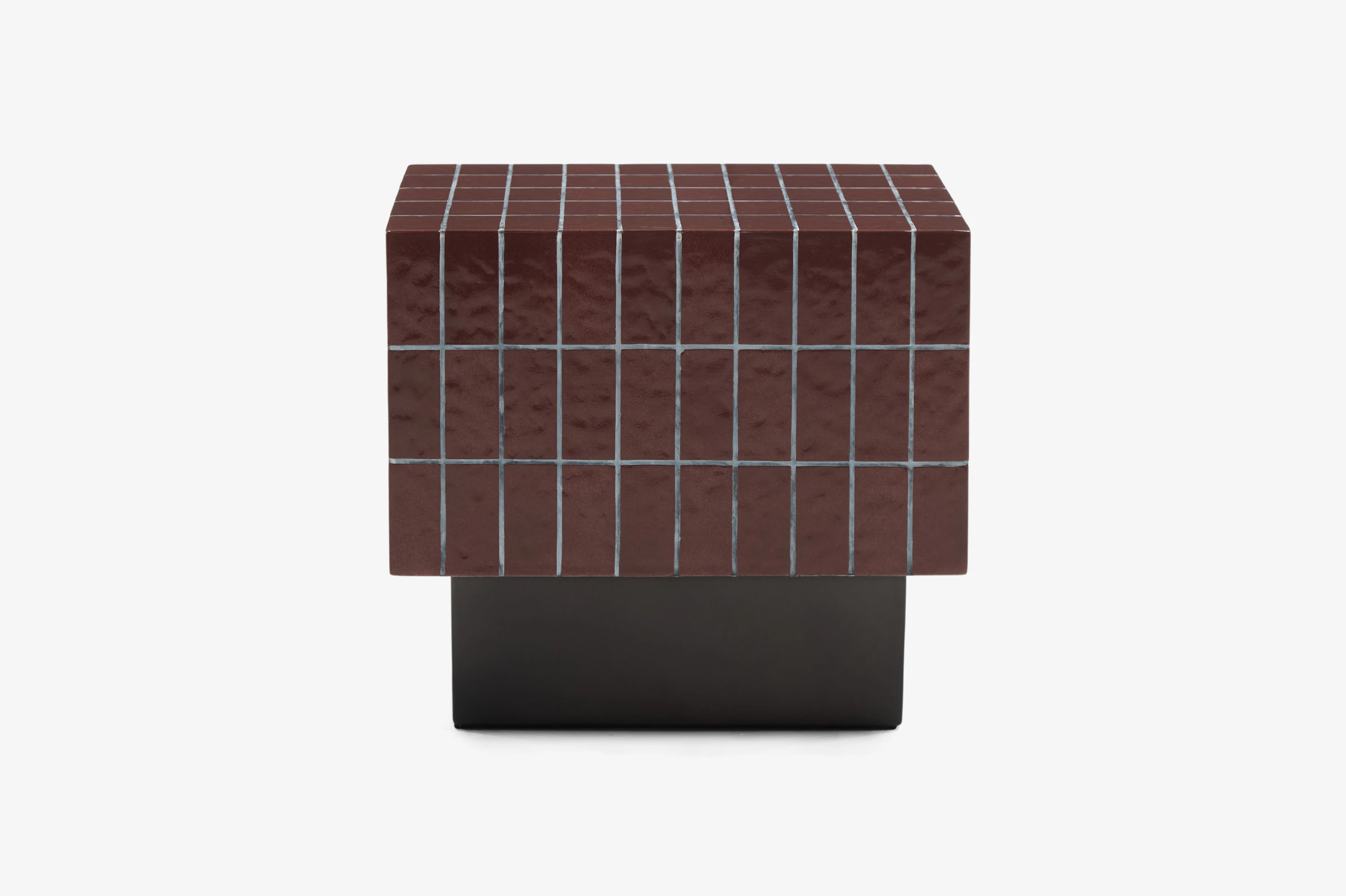Ferris Outdoor End Table Brown