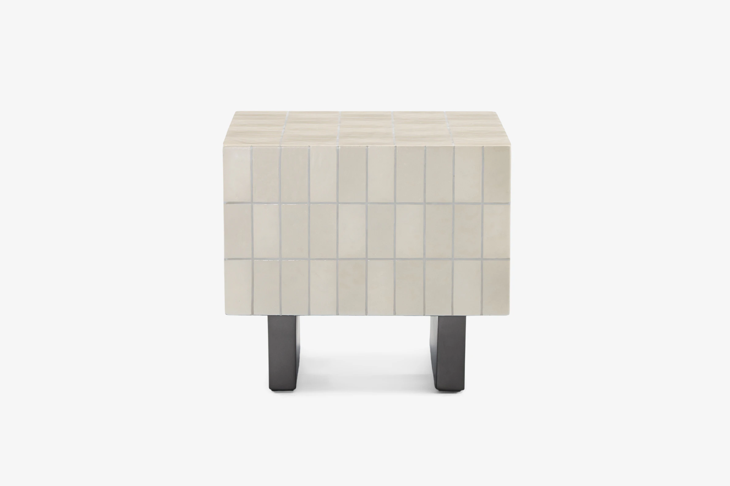 Ferris Outdoor End Table White