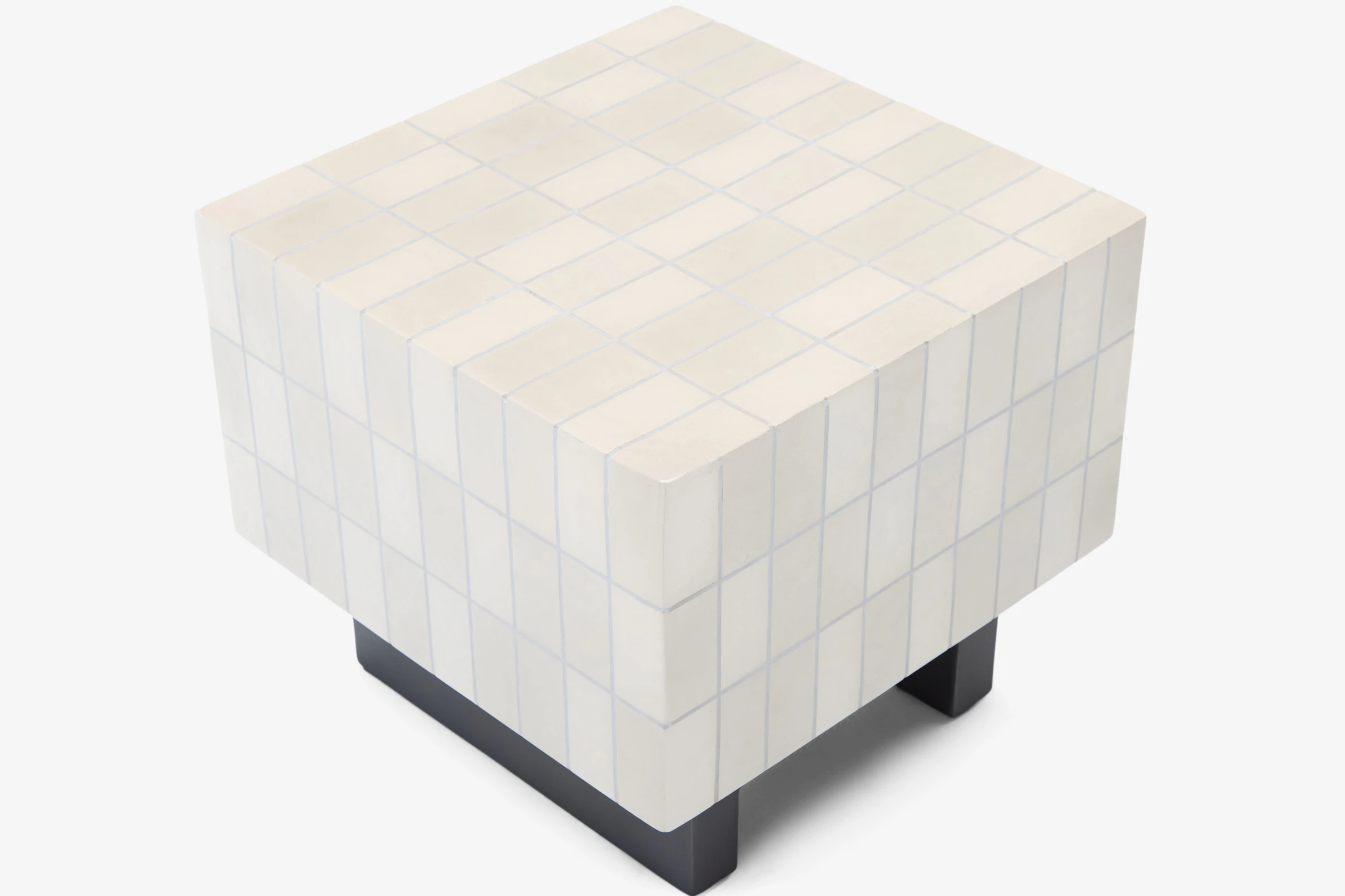Ferris Outdoor End Table White