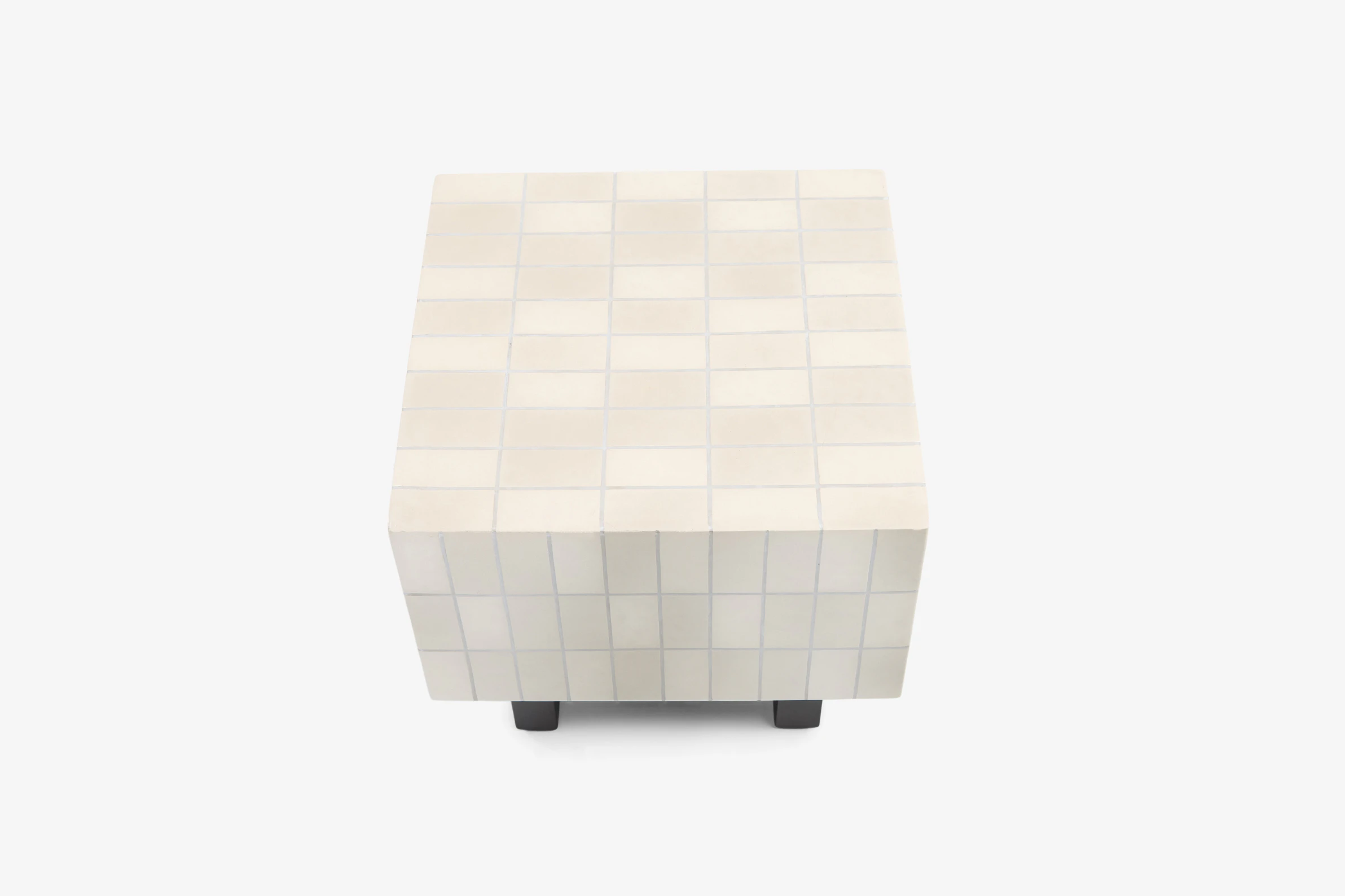 Ferris Outdoor End Table White