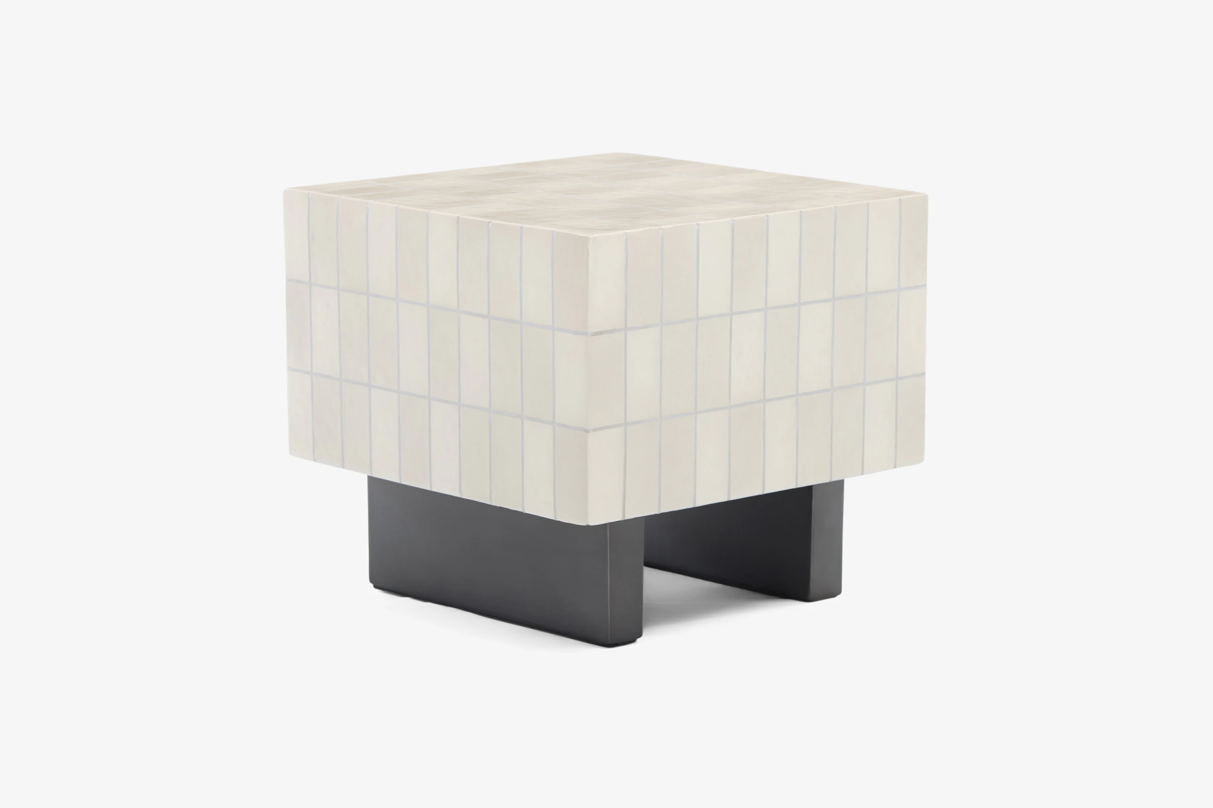 Ferris Outdoor End Table White