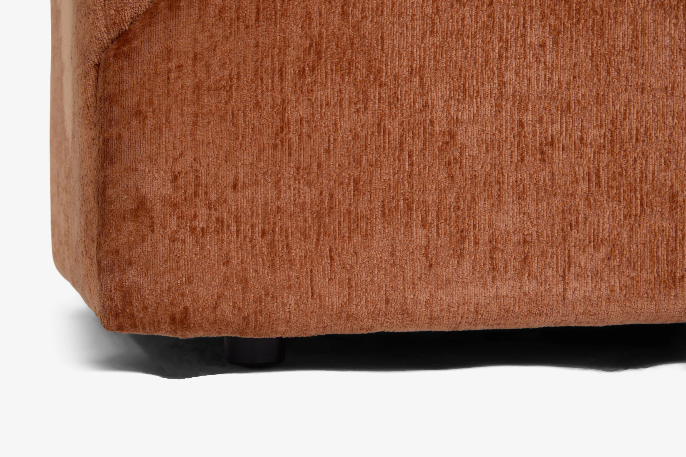 Amelia Sectional Plush Terra Rose