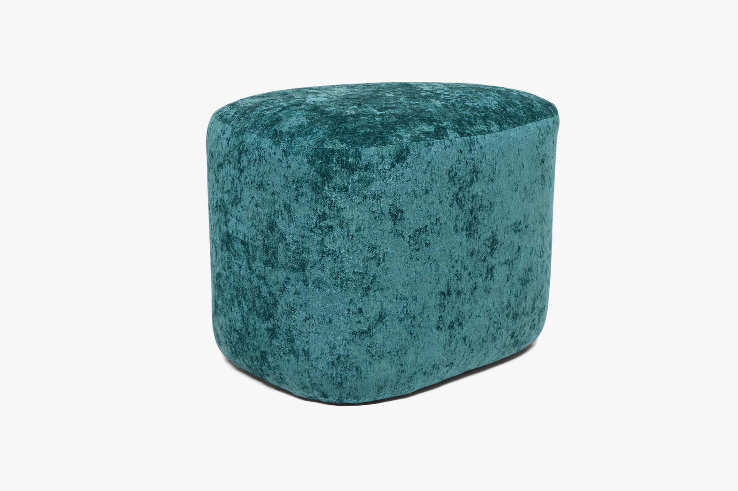 Dorsie Ottoman Prime Peacock