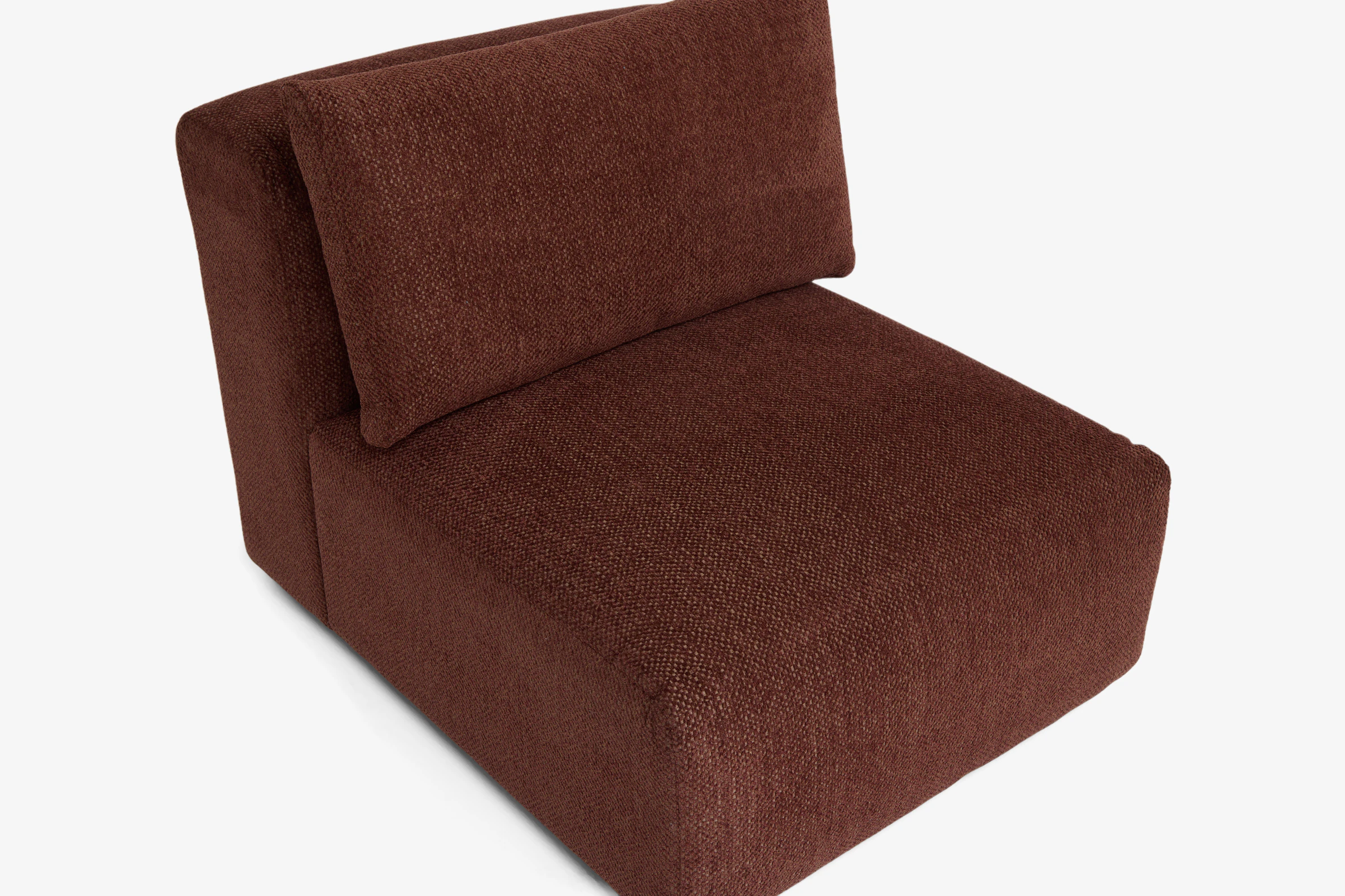 Laine Armless Chair Telly Garnet
