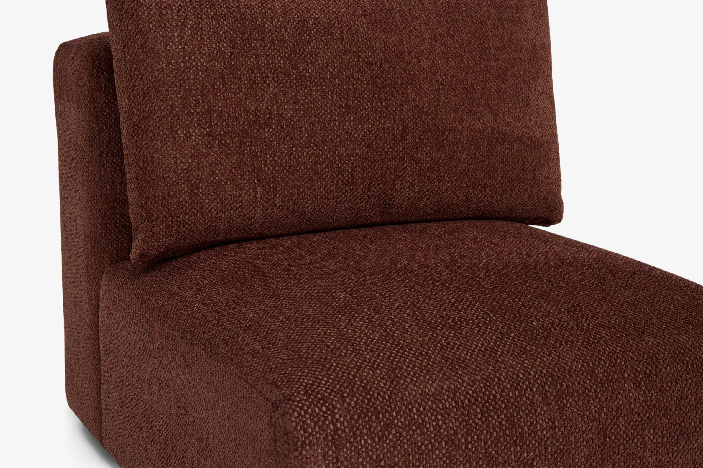 Laine Armless Chair Telly Garnet
