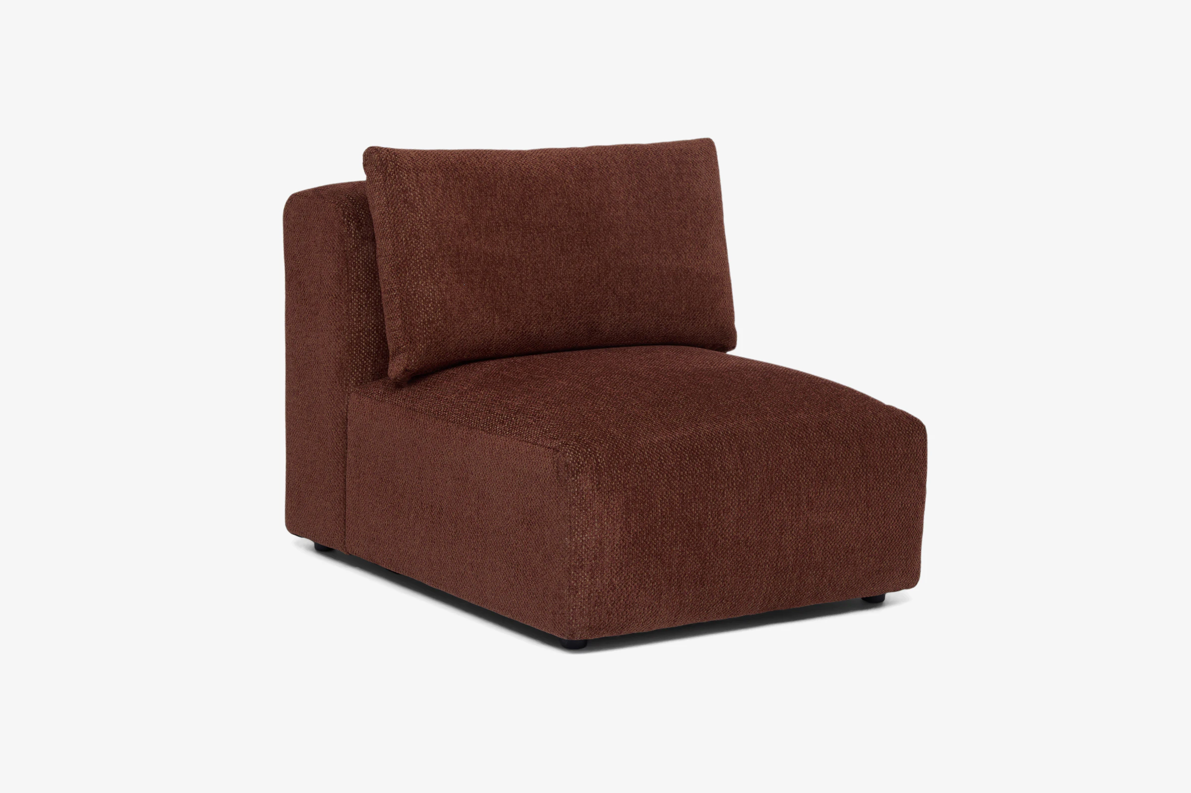 Laine Armless Chair Telly Garnet