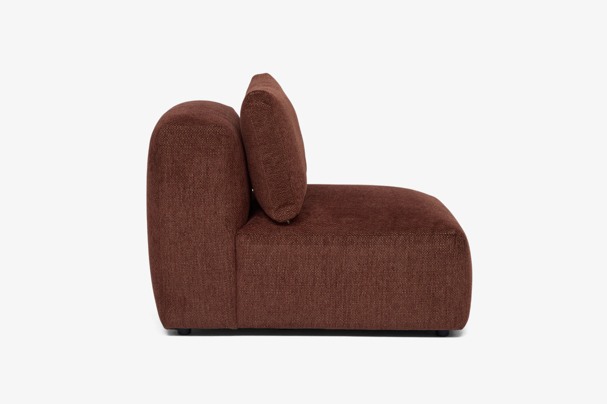 Laine Armless Chair Telly Garnet