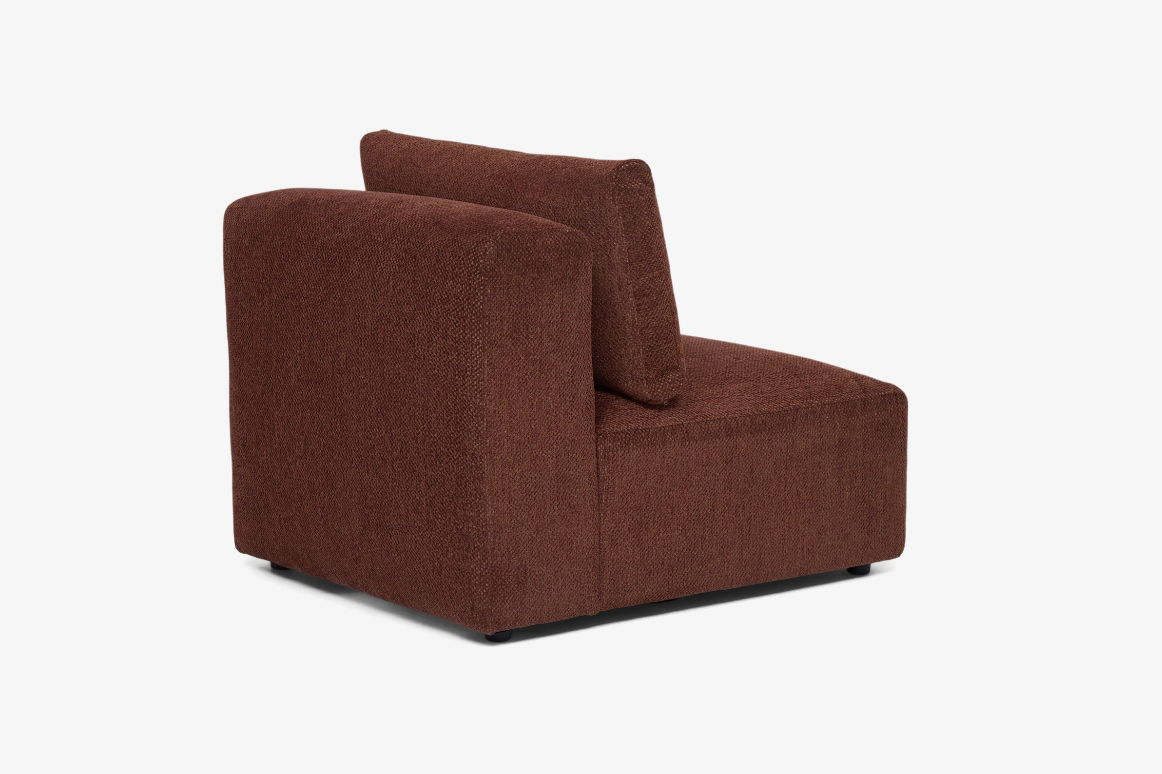 Laine Armless Chair Telly Garnet