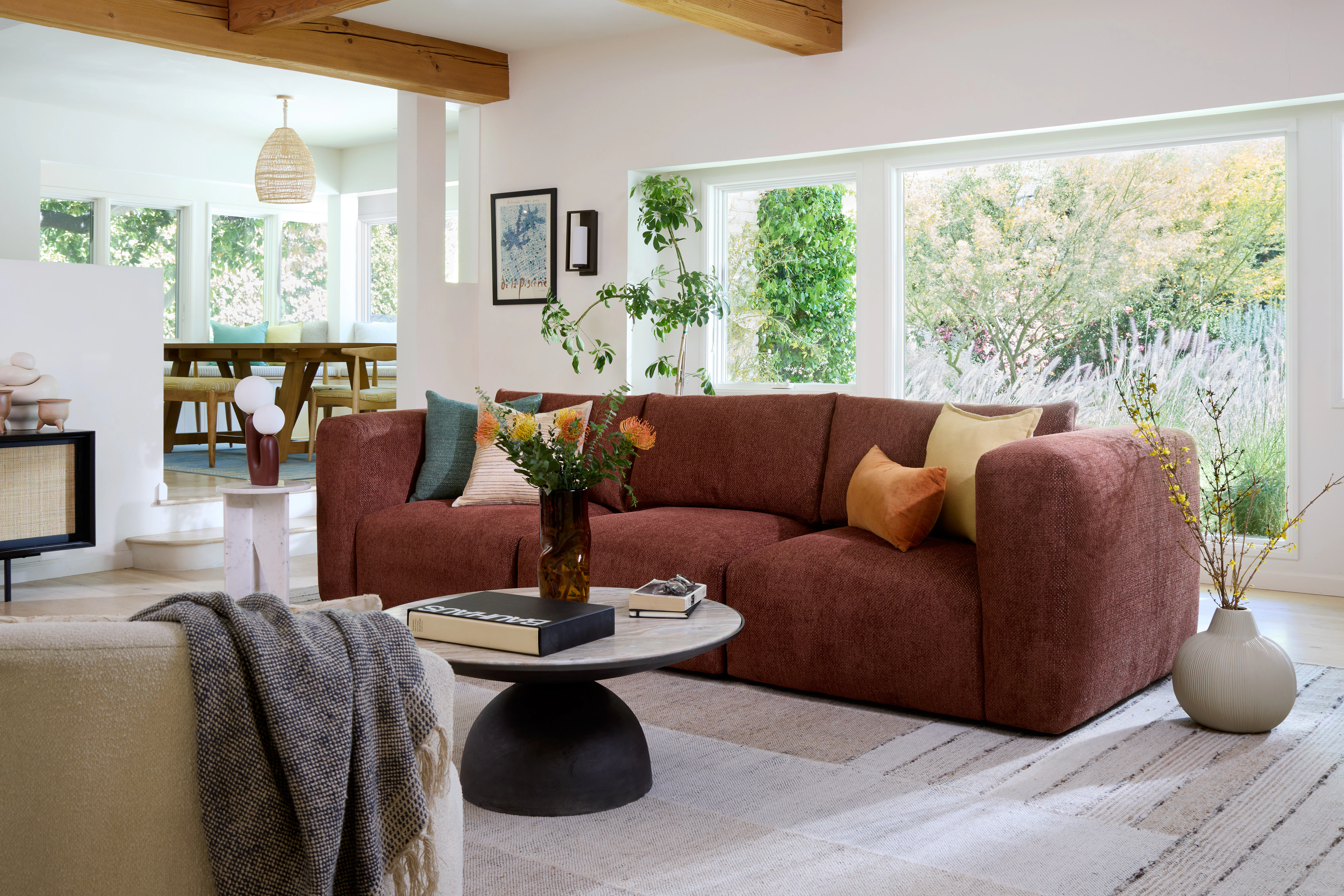 Laine Modular Sofa Telly Garnet