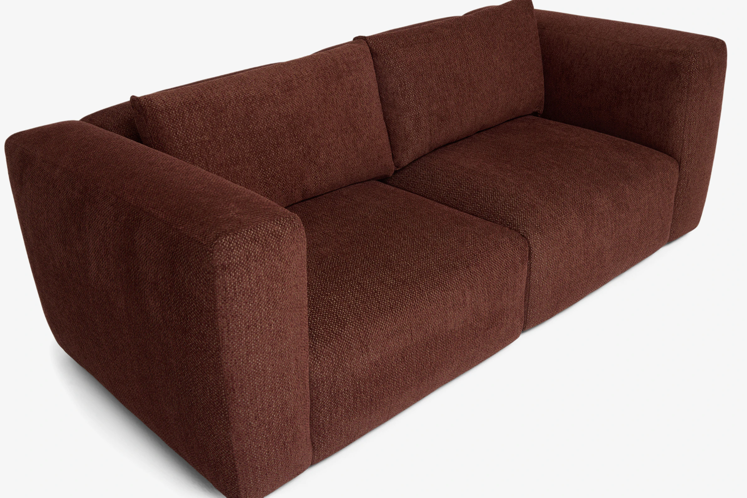 Laine Modular Loveseat Telly Garnet