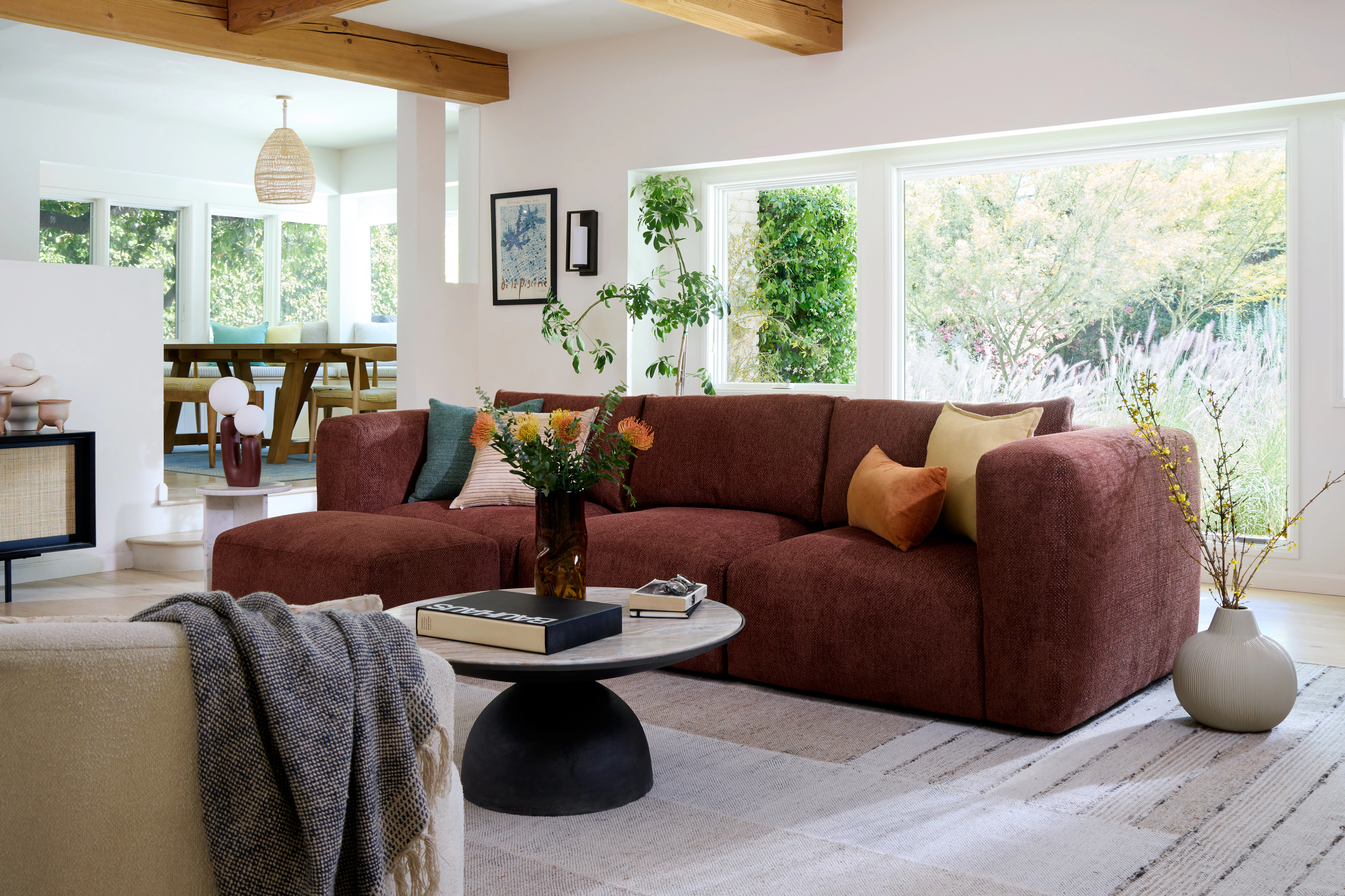 Laine Modular Sectional Telly Garnet