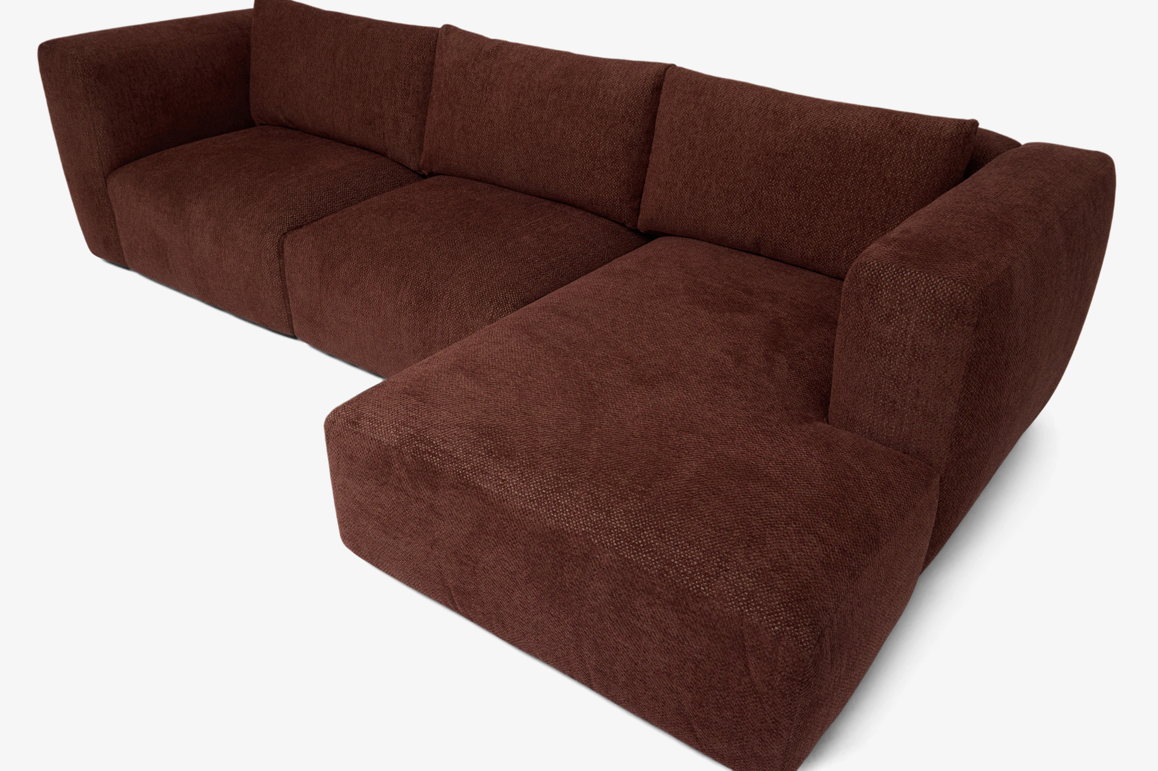 Laine Modular Chaise Sectional Telly Garnet