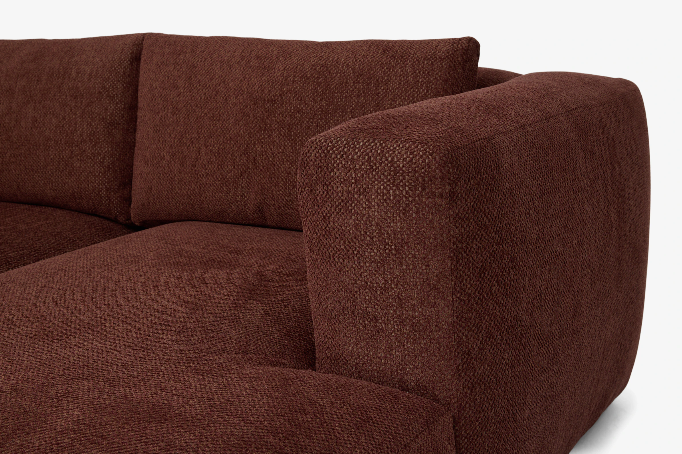 Laine Modular Chaise Sectional Telly Garnet