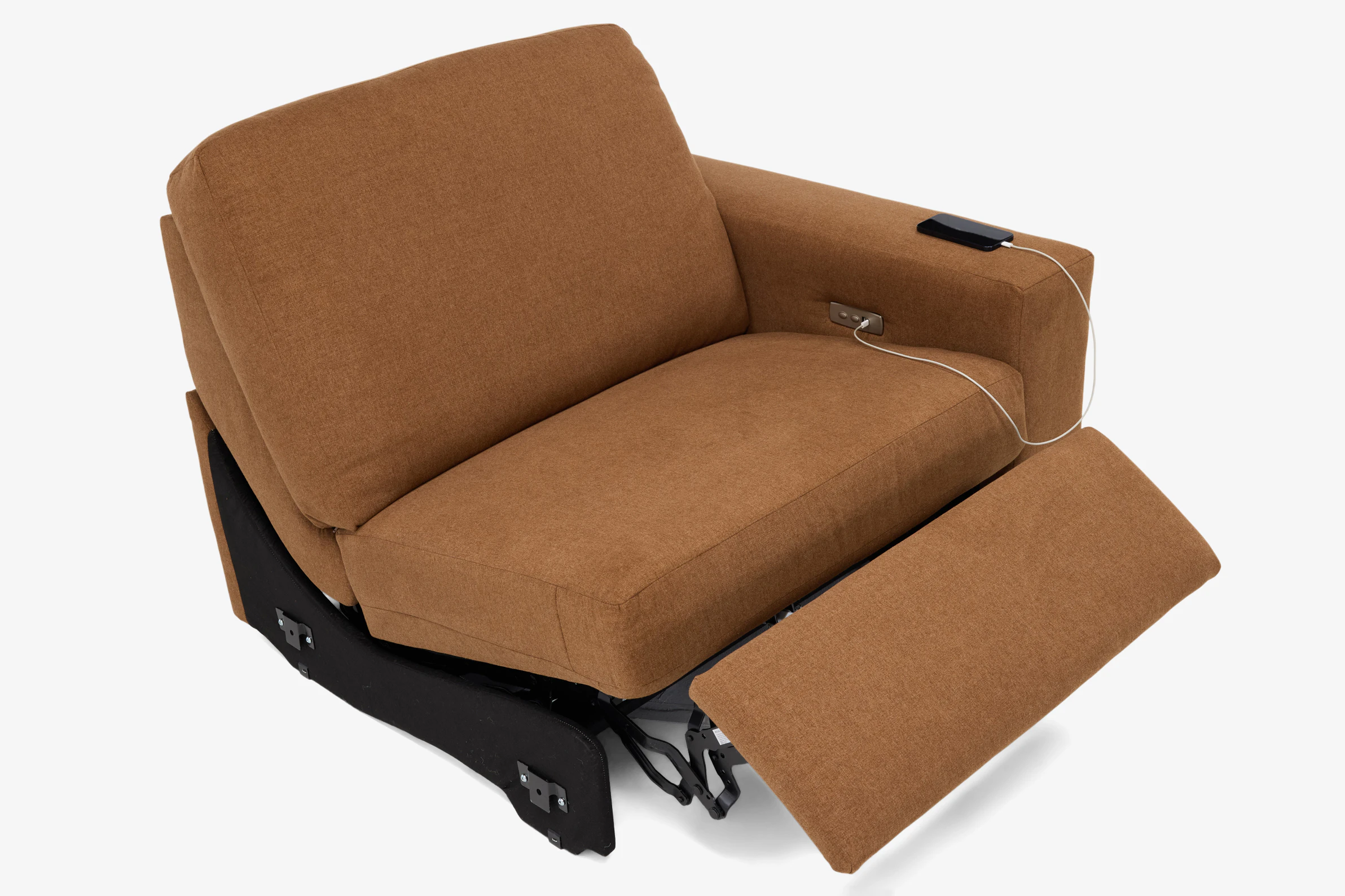 Arlo Single Arm Chair Power RAF Faithful Mocha