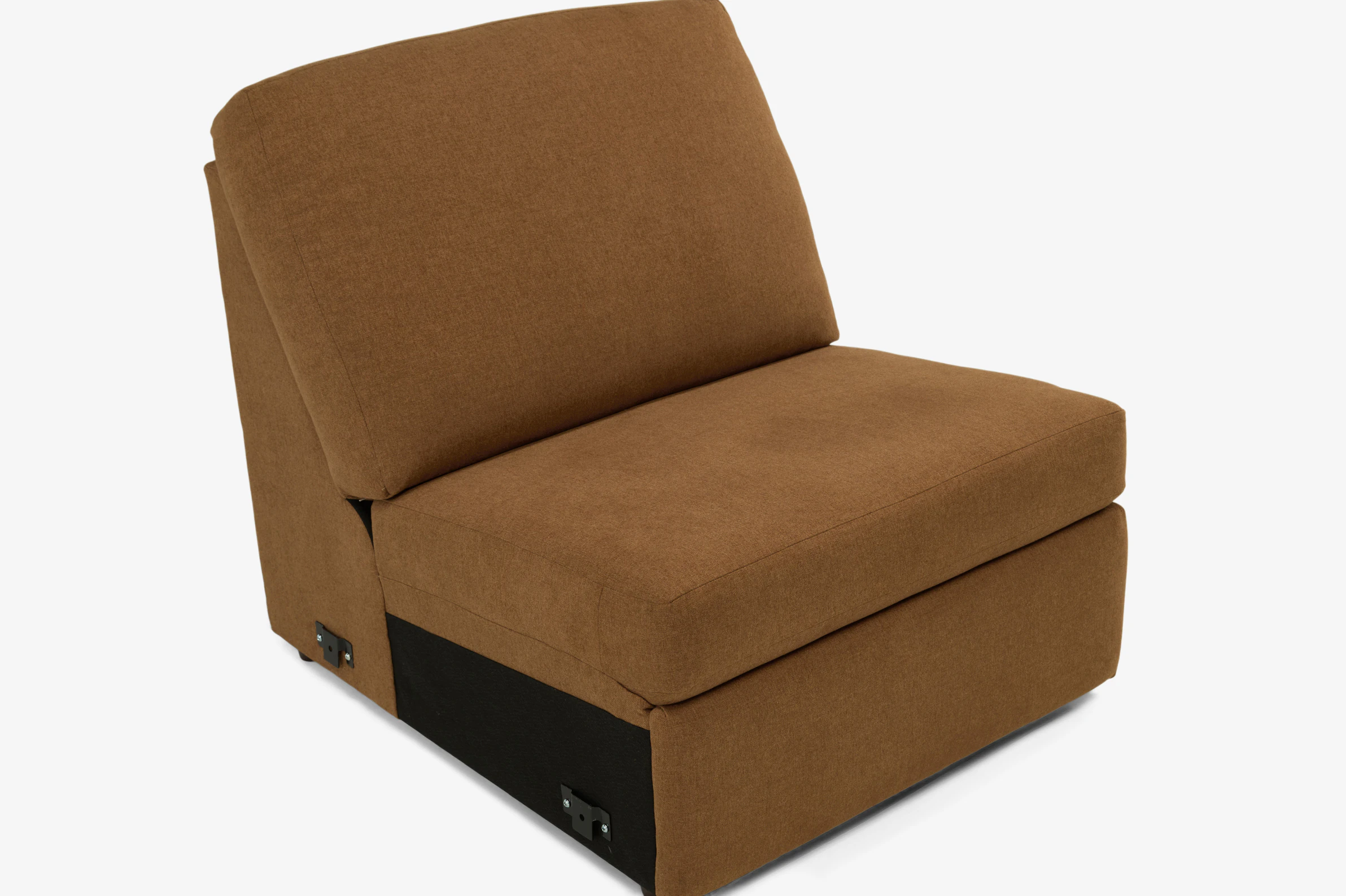 Arlo Armless Chair Power Faithful Mocha