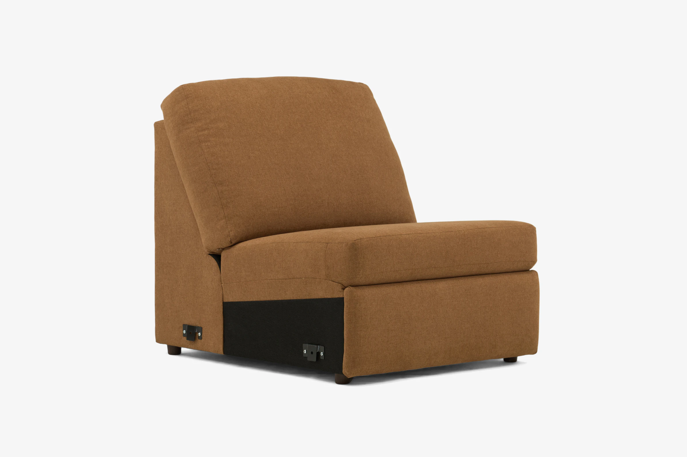 Arlo Armless Chair Power Faithful Mocha