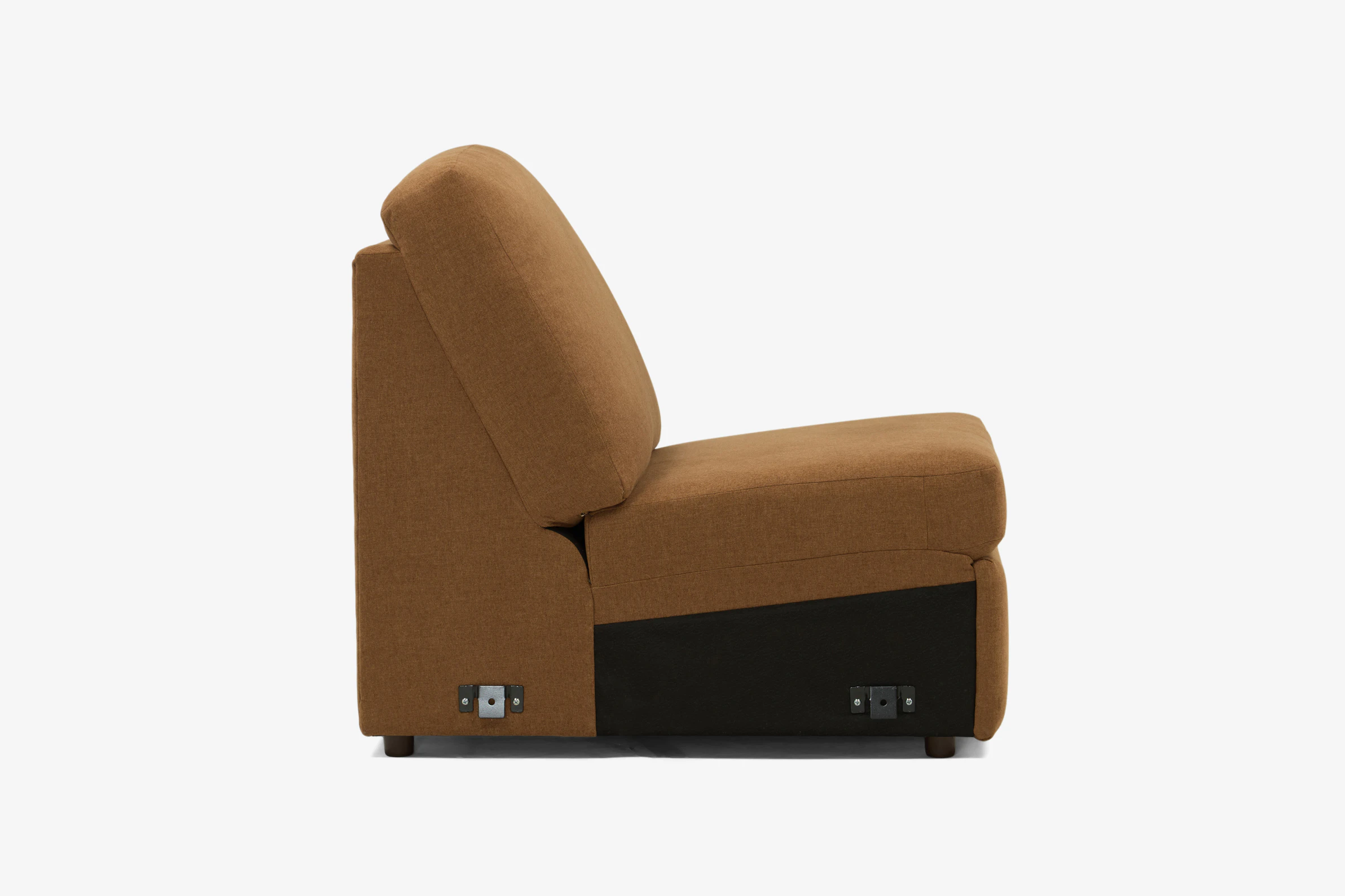 Arlo Armless Chair Power Faithful Mocha