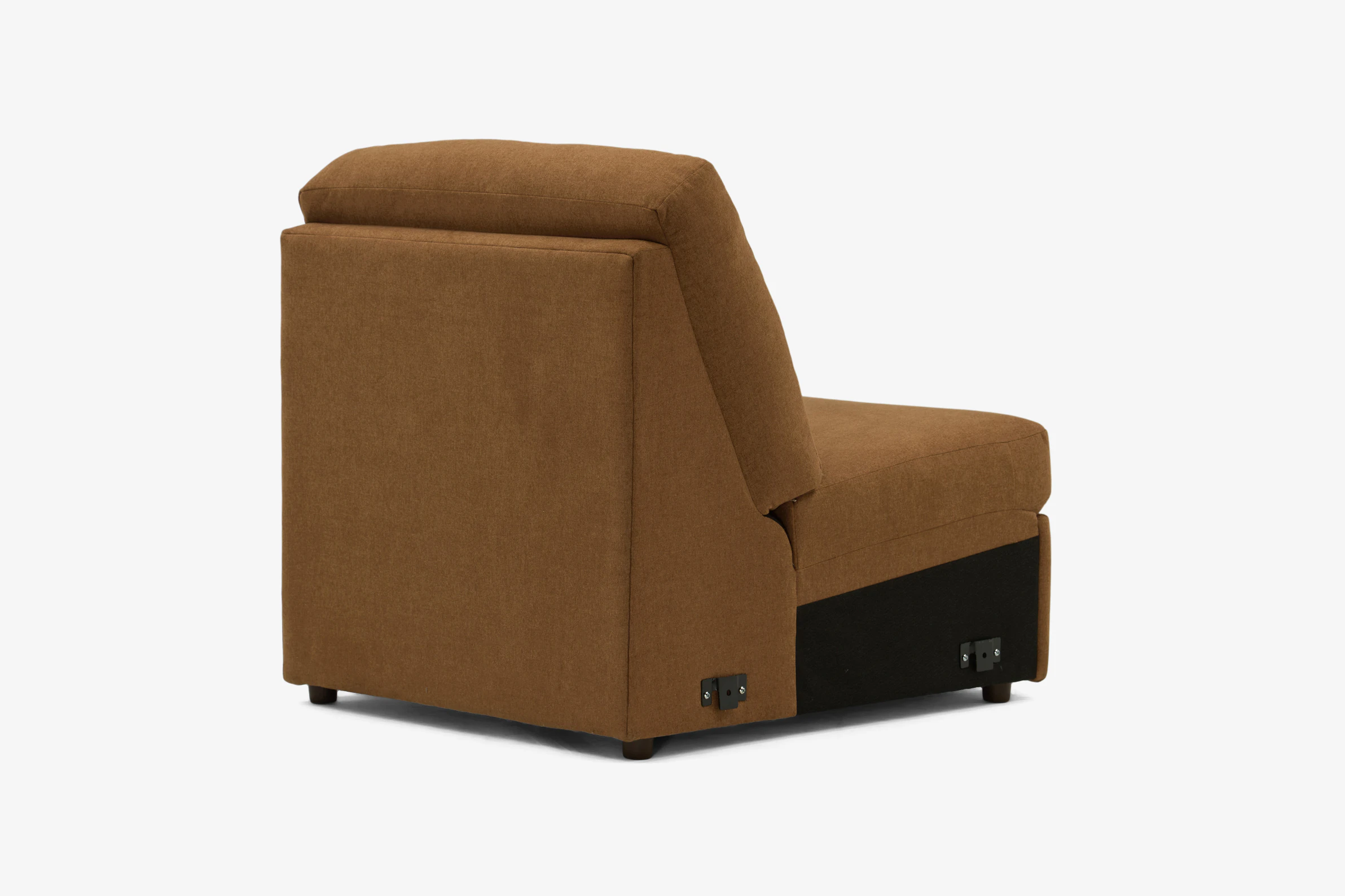 Arlo Armless Chair Power Faithful Mocha