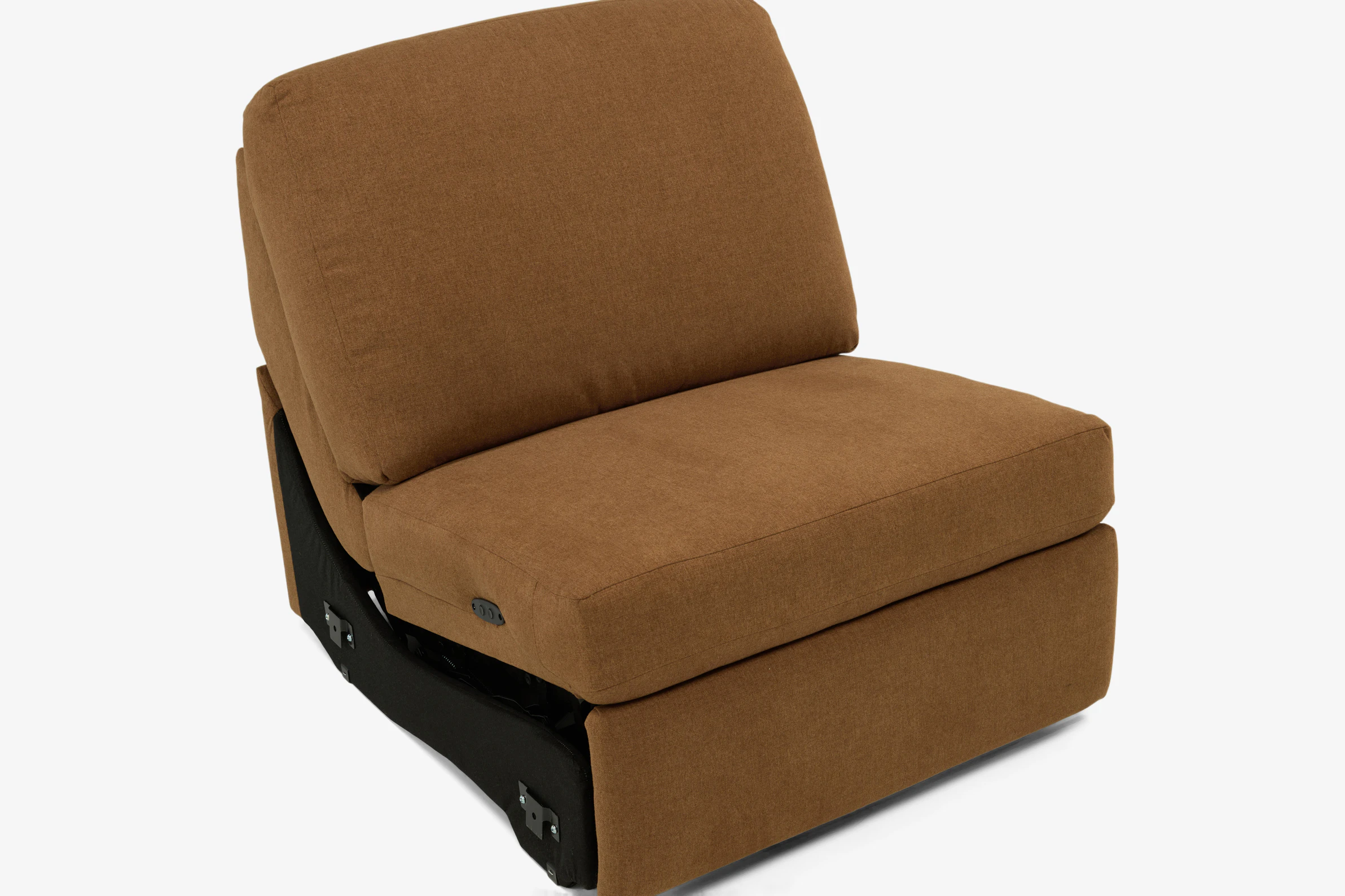 Arlo Armless Chair Power Faithful Mocha