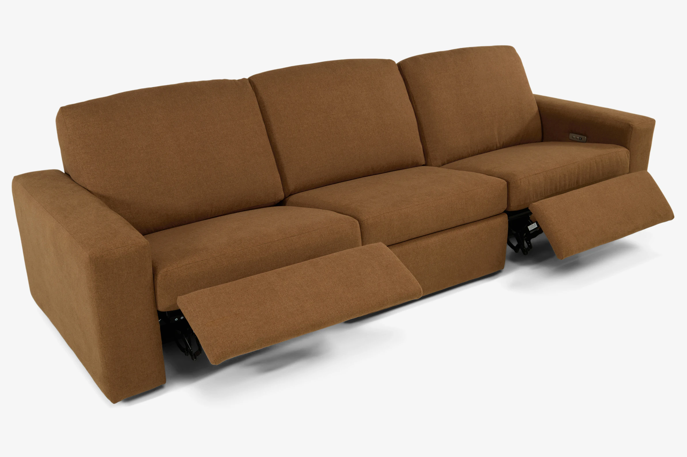 Arlo Modular Reclining Piece Sofa power) Faithful Mocha