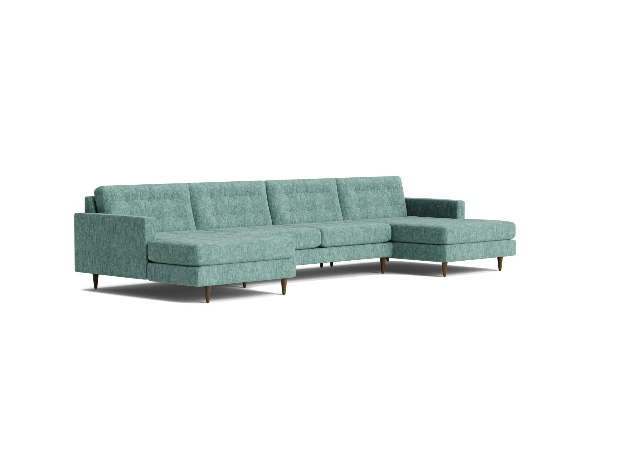 Eliot Chaise Sectional Crave Caribbean Twist