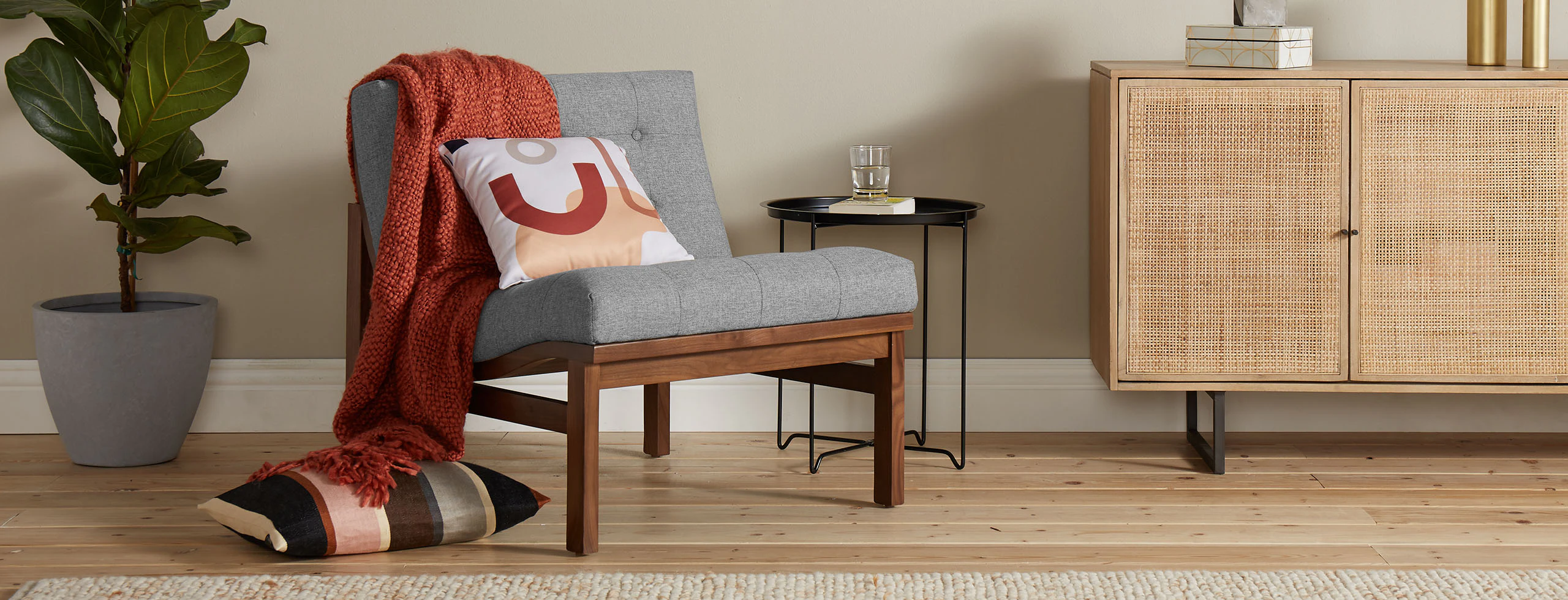 Powell Chair Taylor Felt Grey jpg