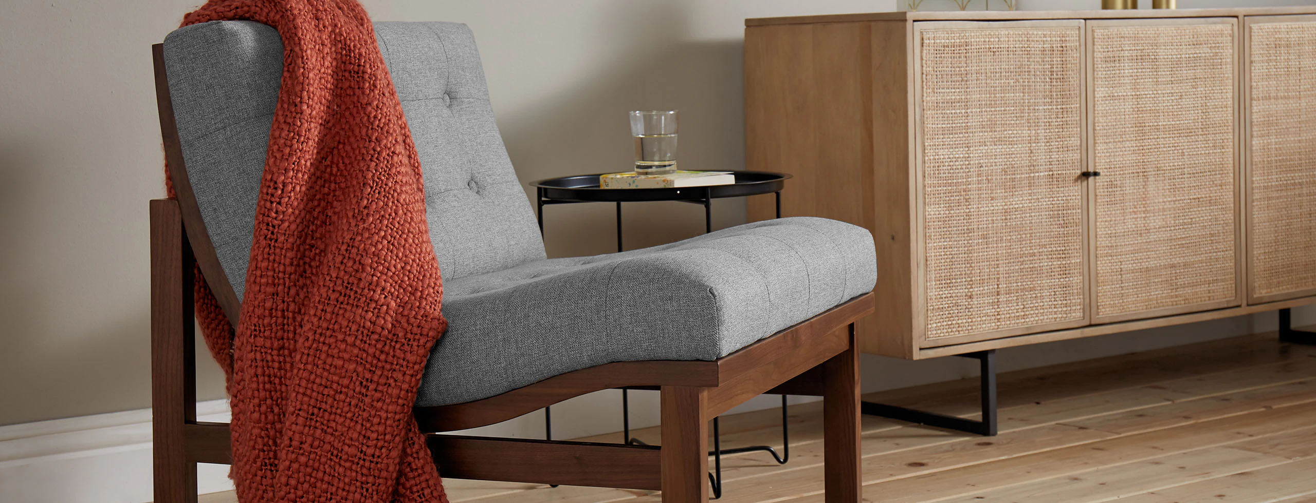 Powell Chair Taylor Felt Grey jpg