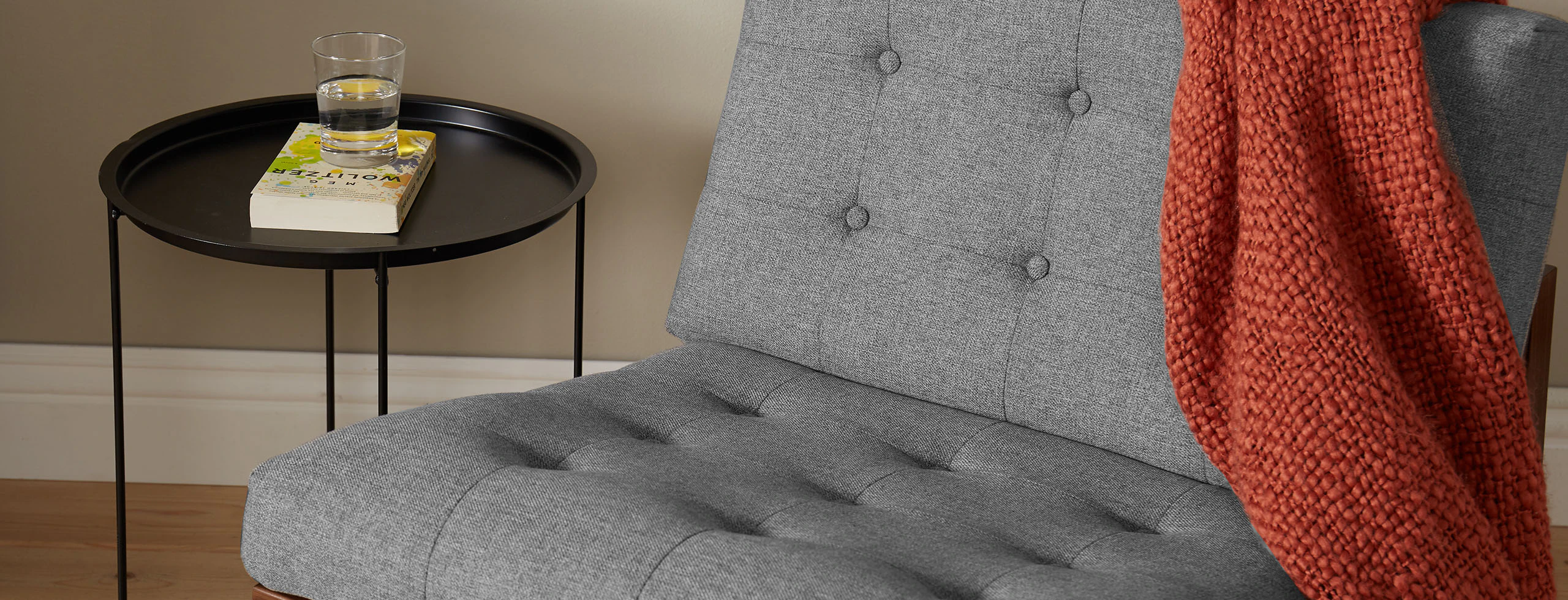 Powell Chair Taylor Felt Grey jpg