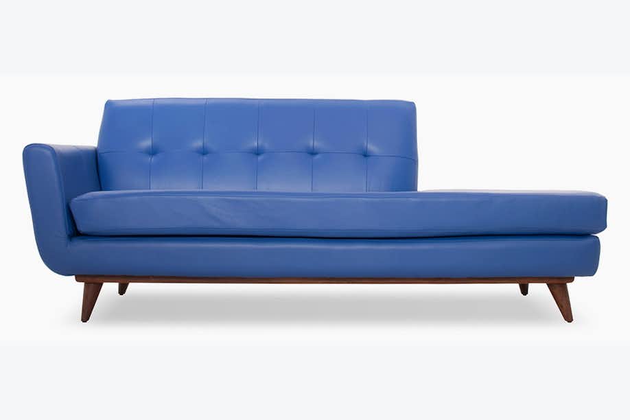 hero hughes leather chaise
