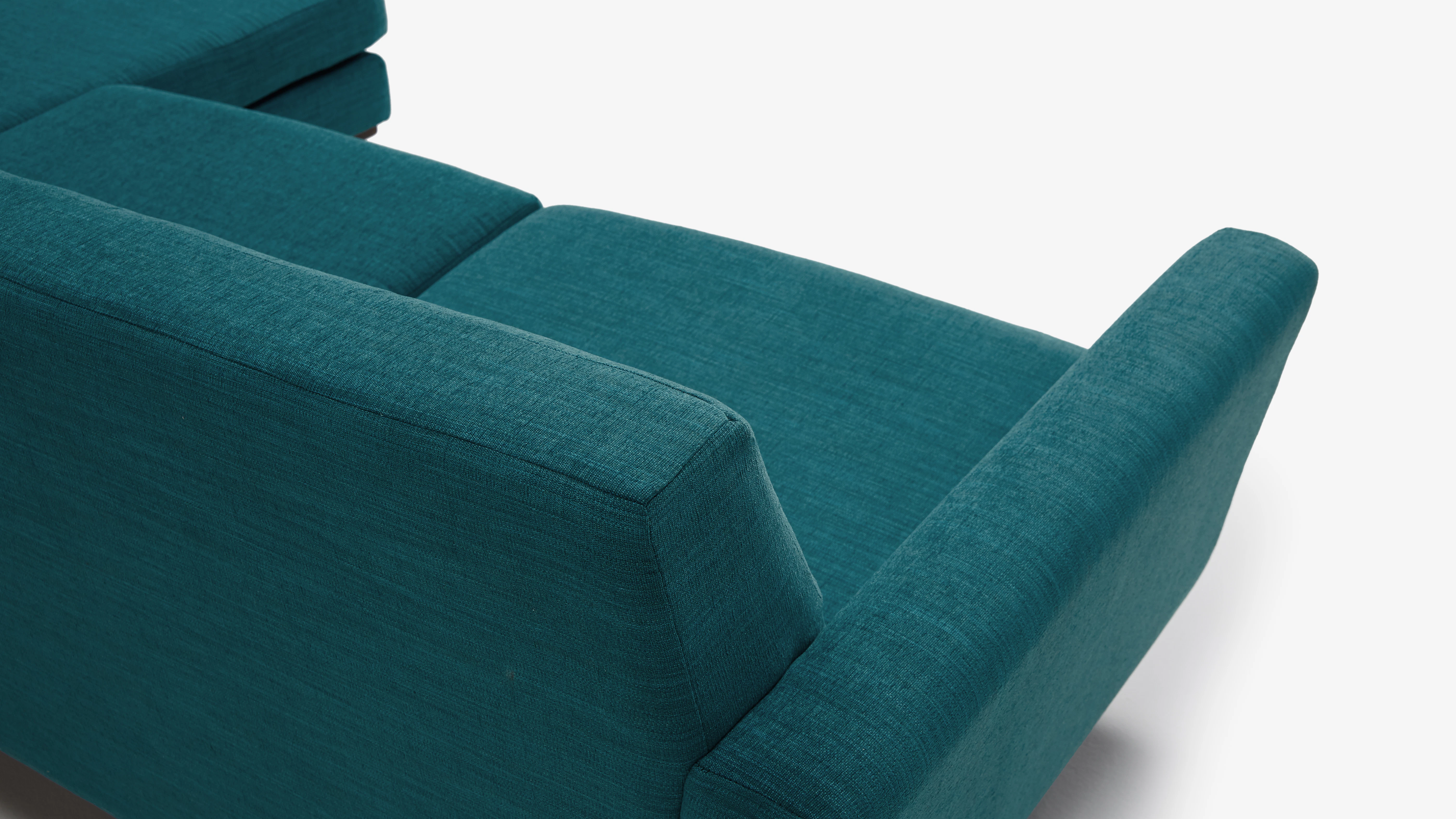 Hughes Sectional Lucky Turquoise