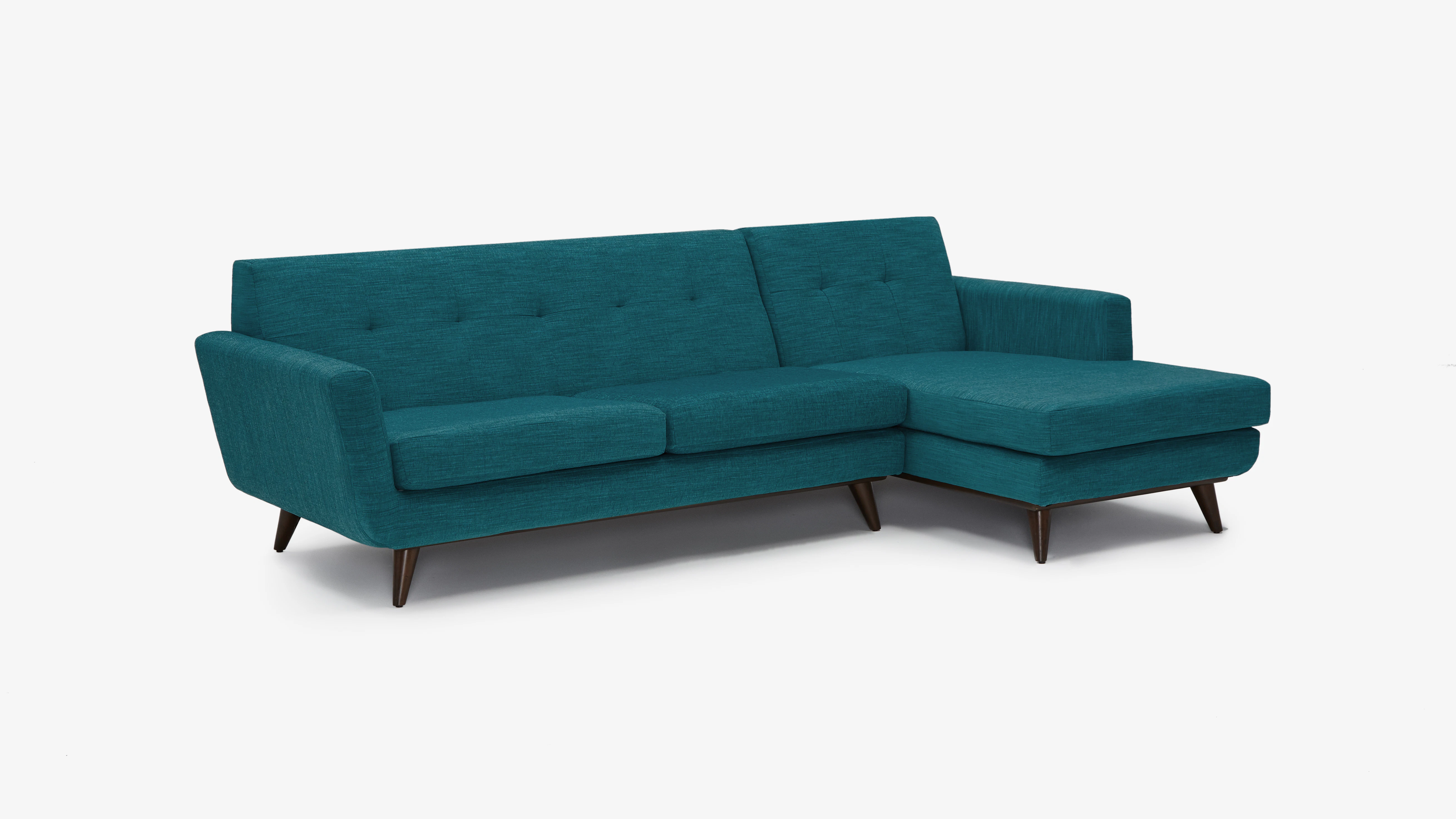 Hughes Sectional Lucky Turquoise
