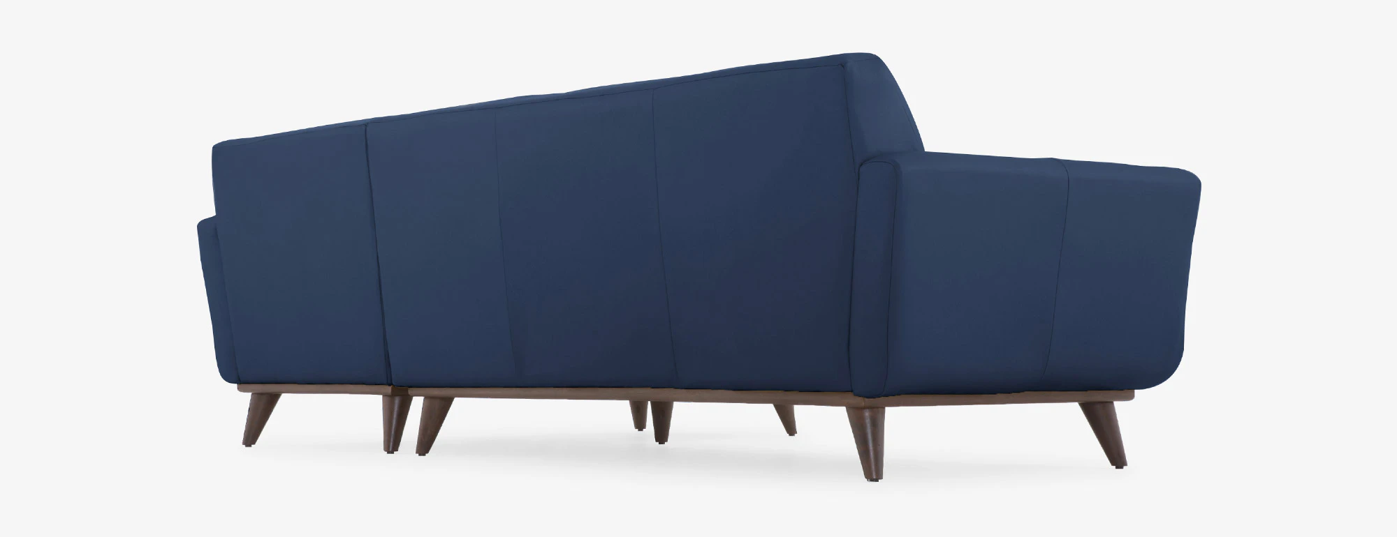 Hughes Leather Sectional - Thumbnail 2