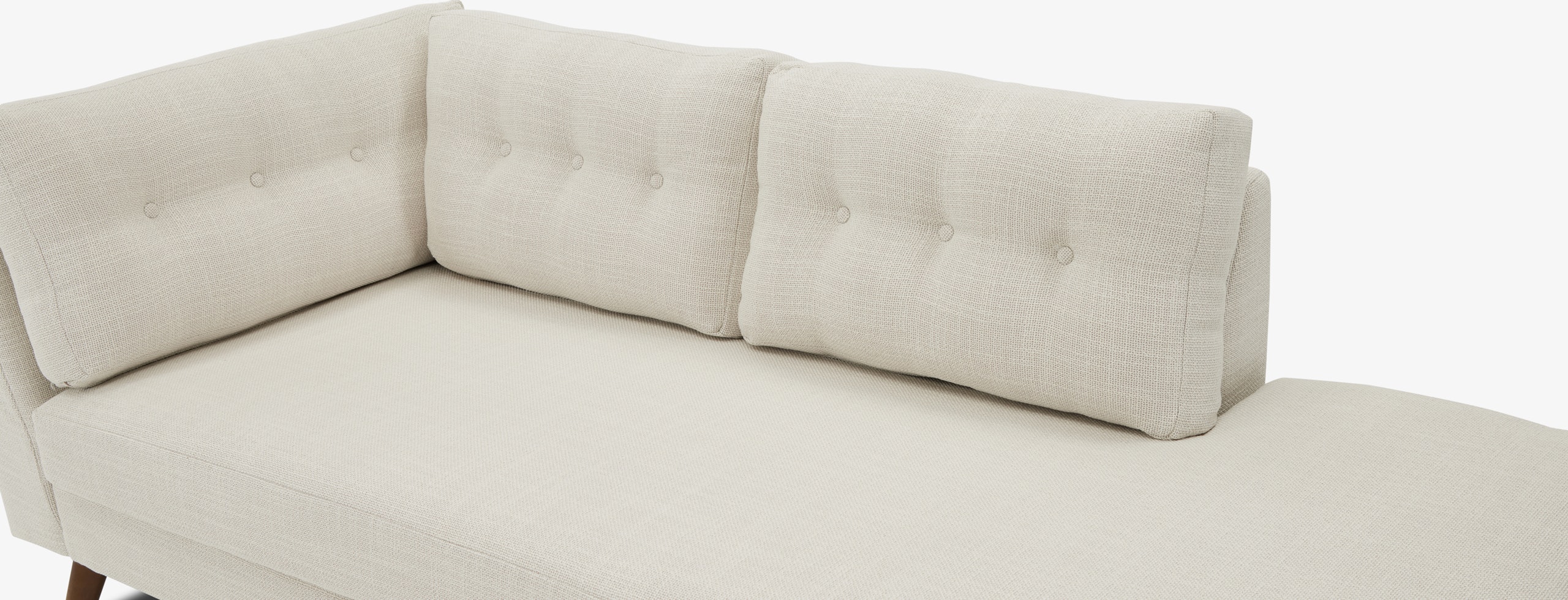 Hopson Bumper Chaise Asbury Oyster