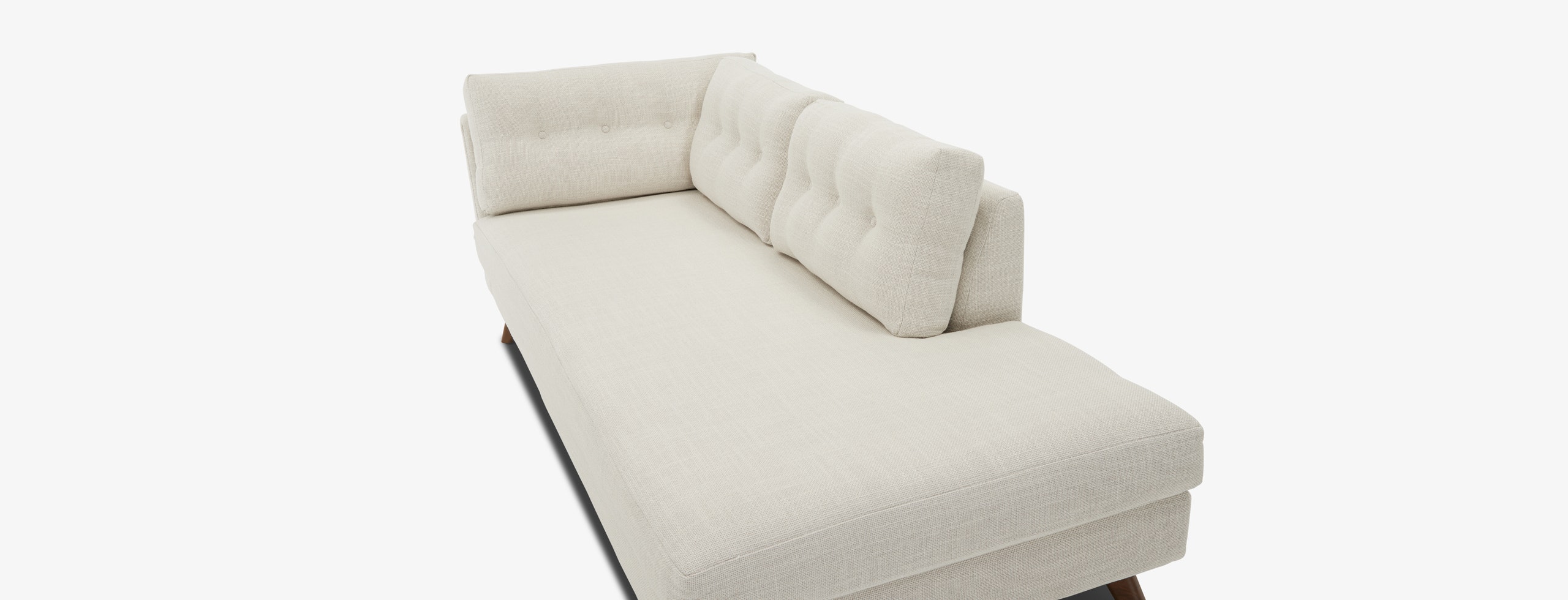 Hopson Bumper Chaise Asbury Oyster