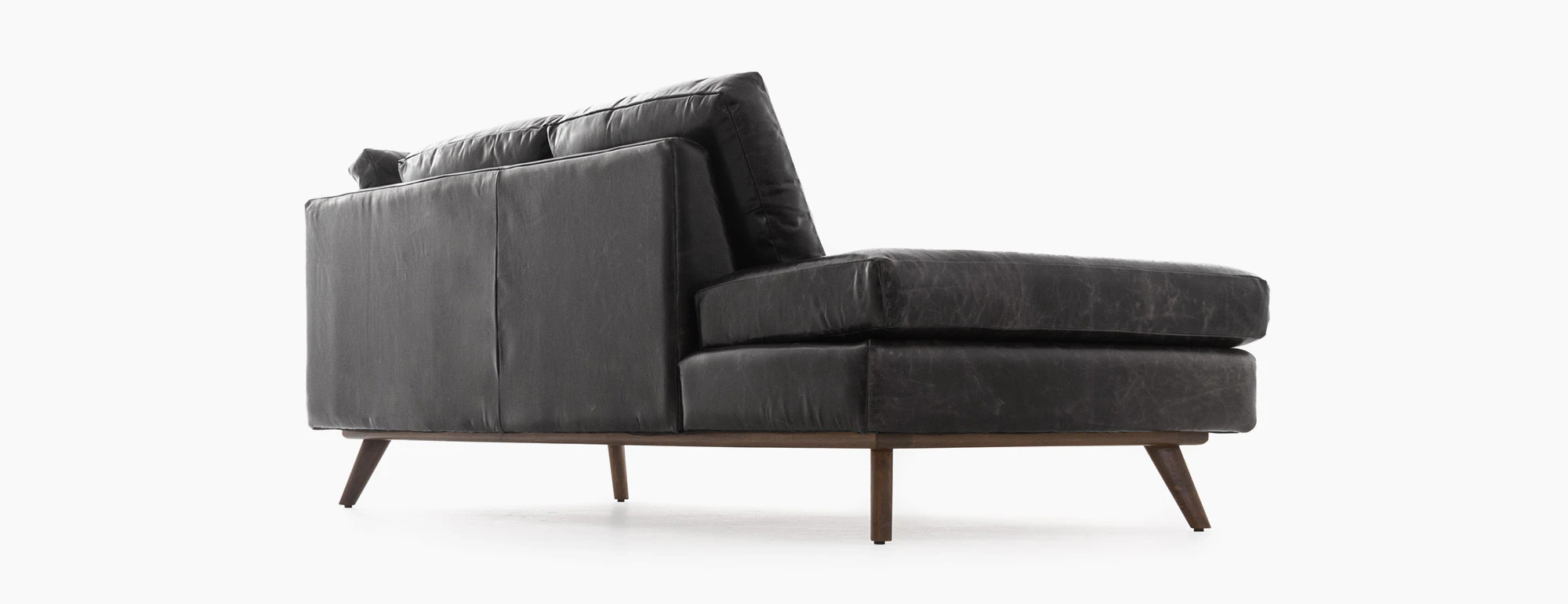 hero hopson leather bumper chaise