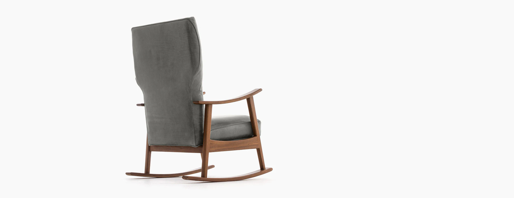 hero keyser leather rocking chair