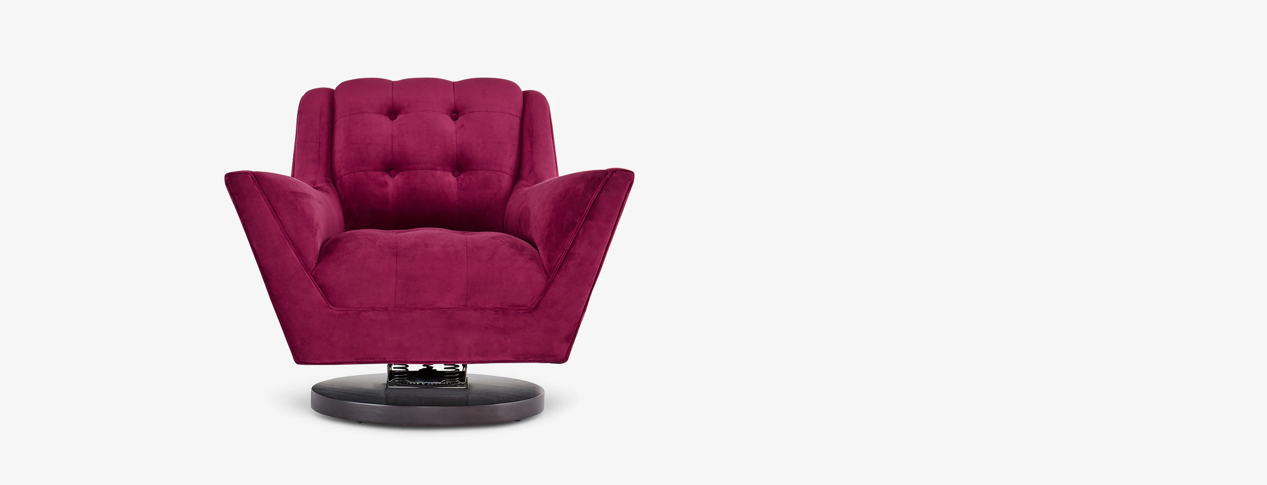 Fitzgerald Swivel Chair Bella Merlot