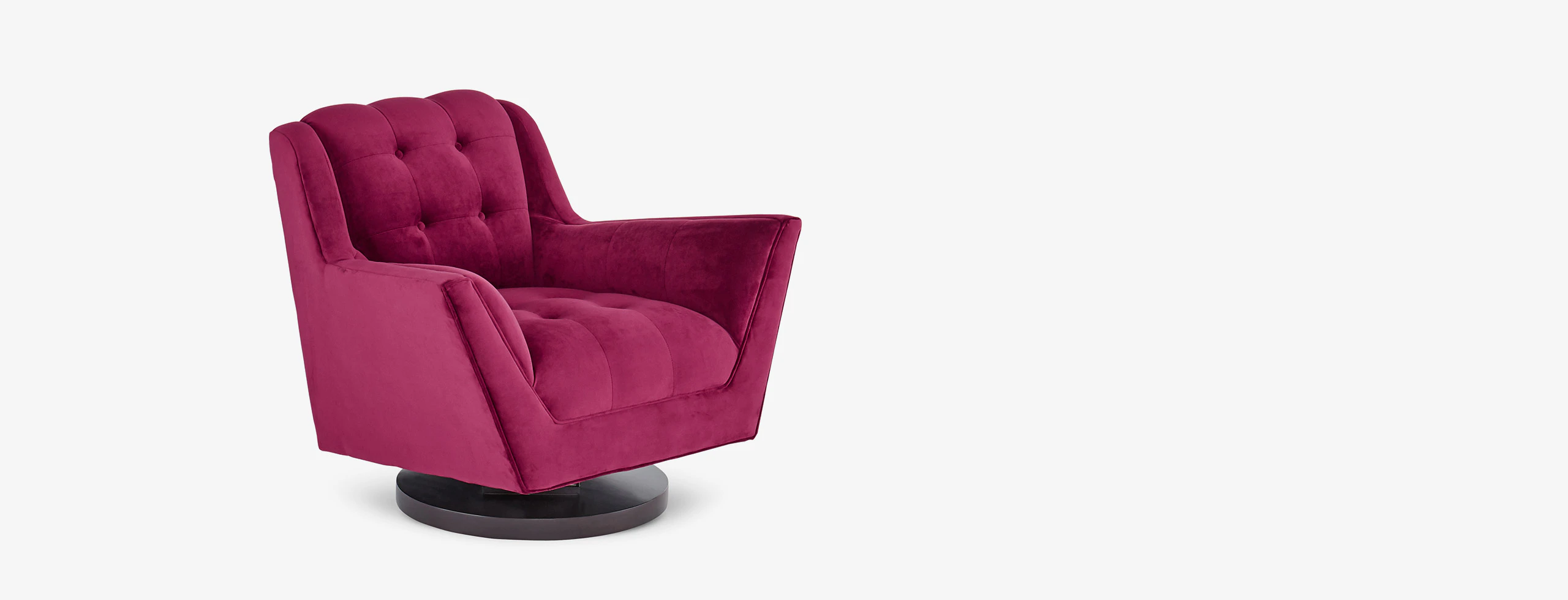 Fitzgerald Swivel Chair Bella Merlot