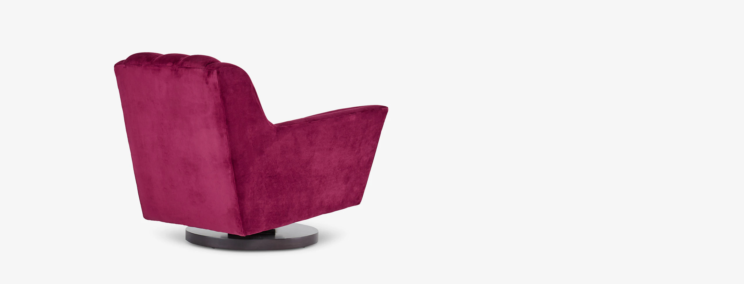 Fitzgerald Swivel Chair Bella Merlot