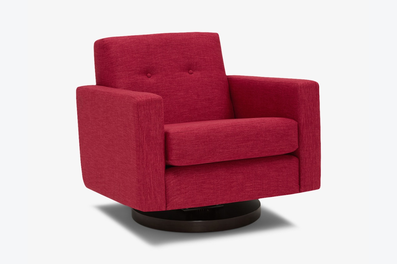 Korver Swivel Chair Key Largo Ruby