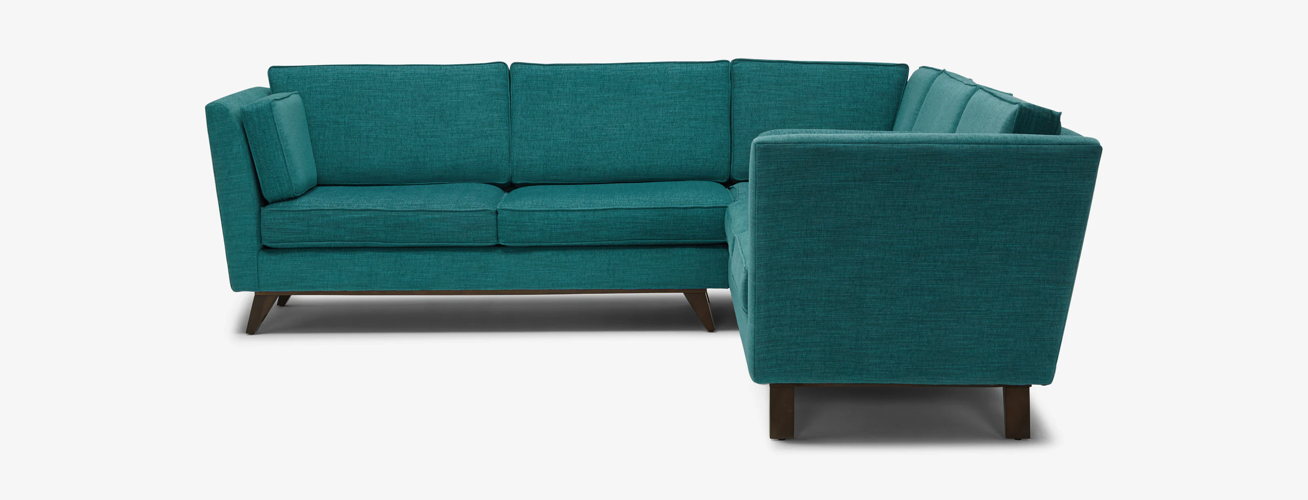 Roller Corner Sectional Lucky Turquoise